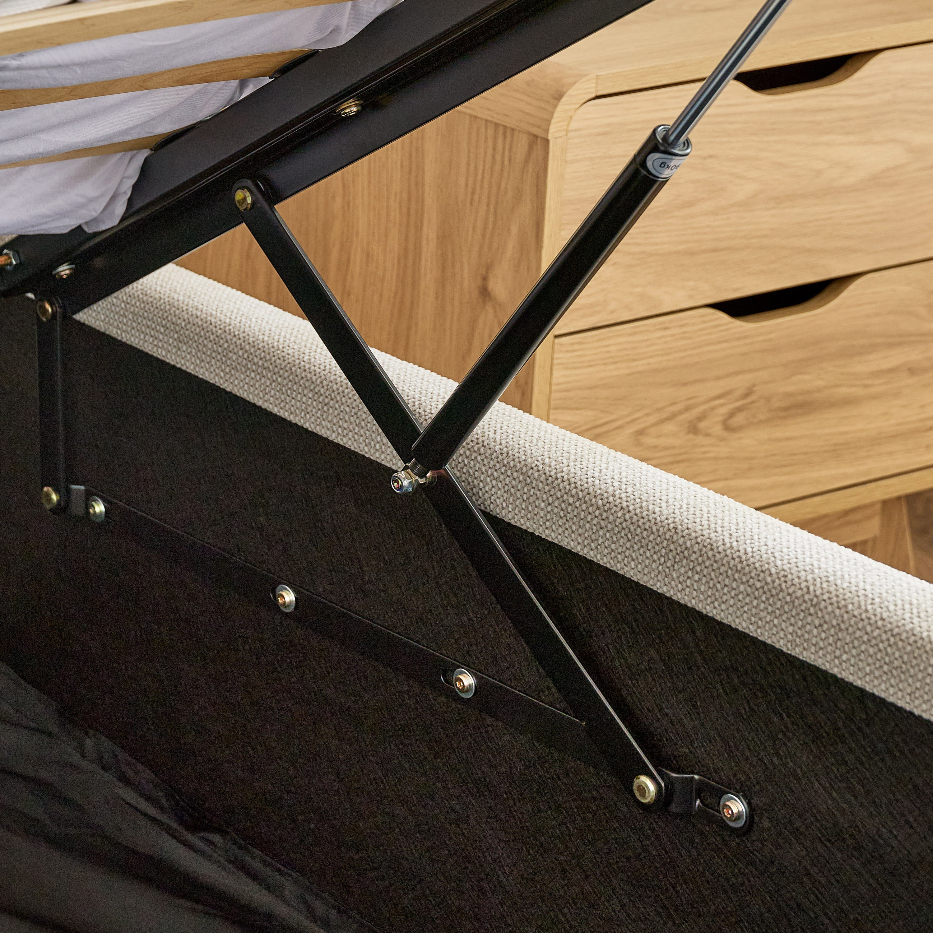 Nordica Novara Upholstered Hydraulic Storage King Bed - 180x200 cm-PROMO_HB_UAE_THRESHOLD_Furniture_020426-image-7