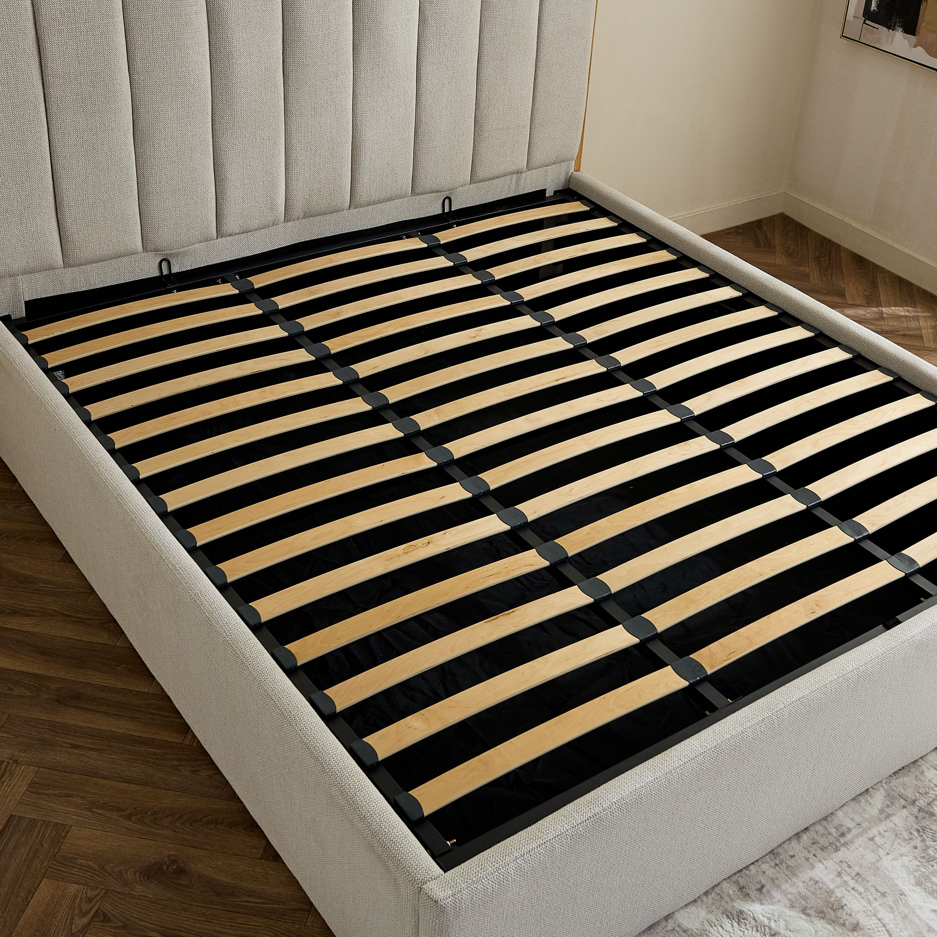Nordica Novara Upholstered Hydraulic Storage King Bed - 180x200 cm-PROMO_HB_UAE_THRESHOLD_Furniture_020426-image-8
