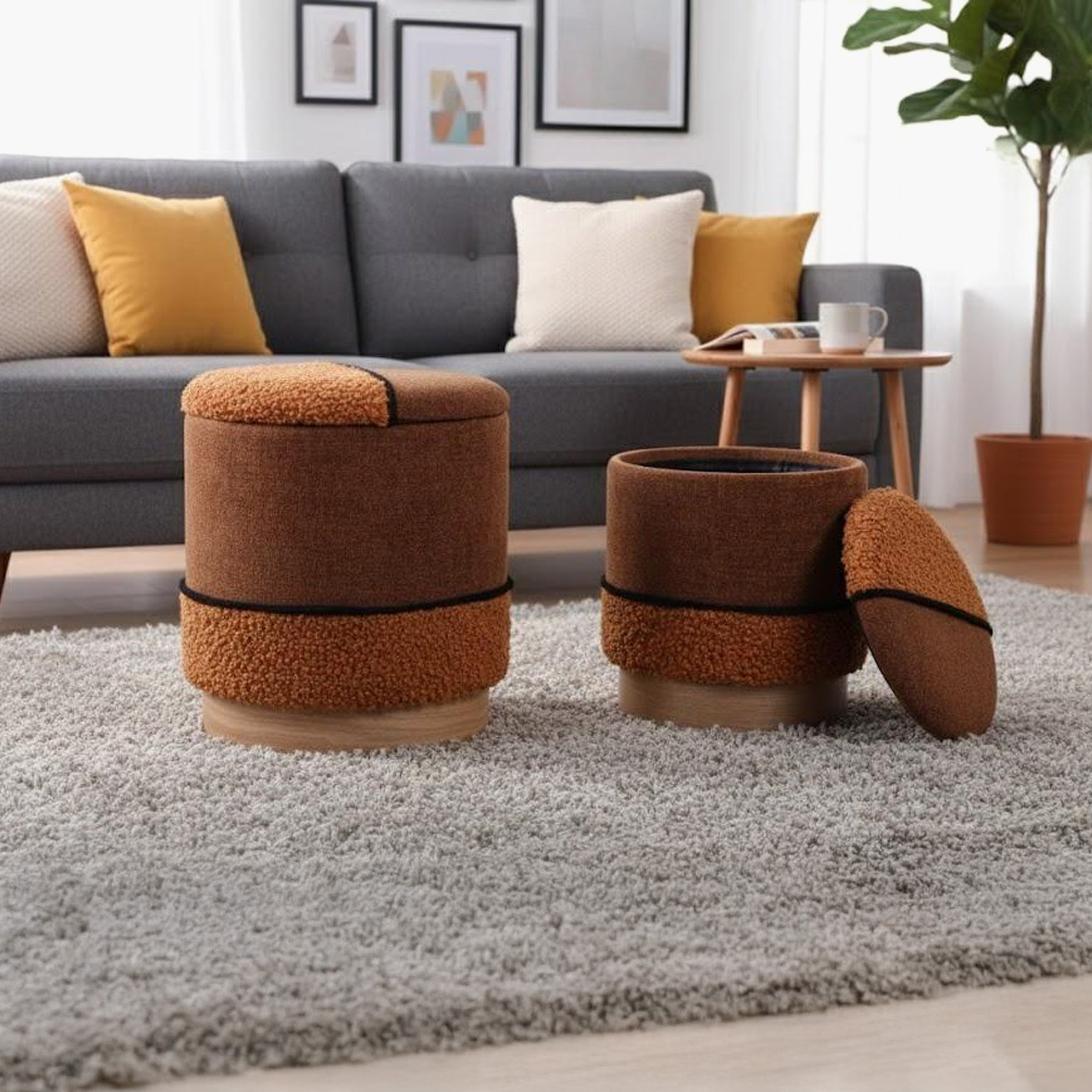 Milazo Fabric Ottoman with Storage - Set of 2-hbxlivingroom-sofasandarmchairs-ottomansandfootstools-image-4