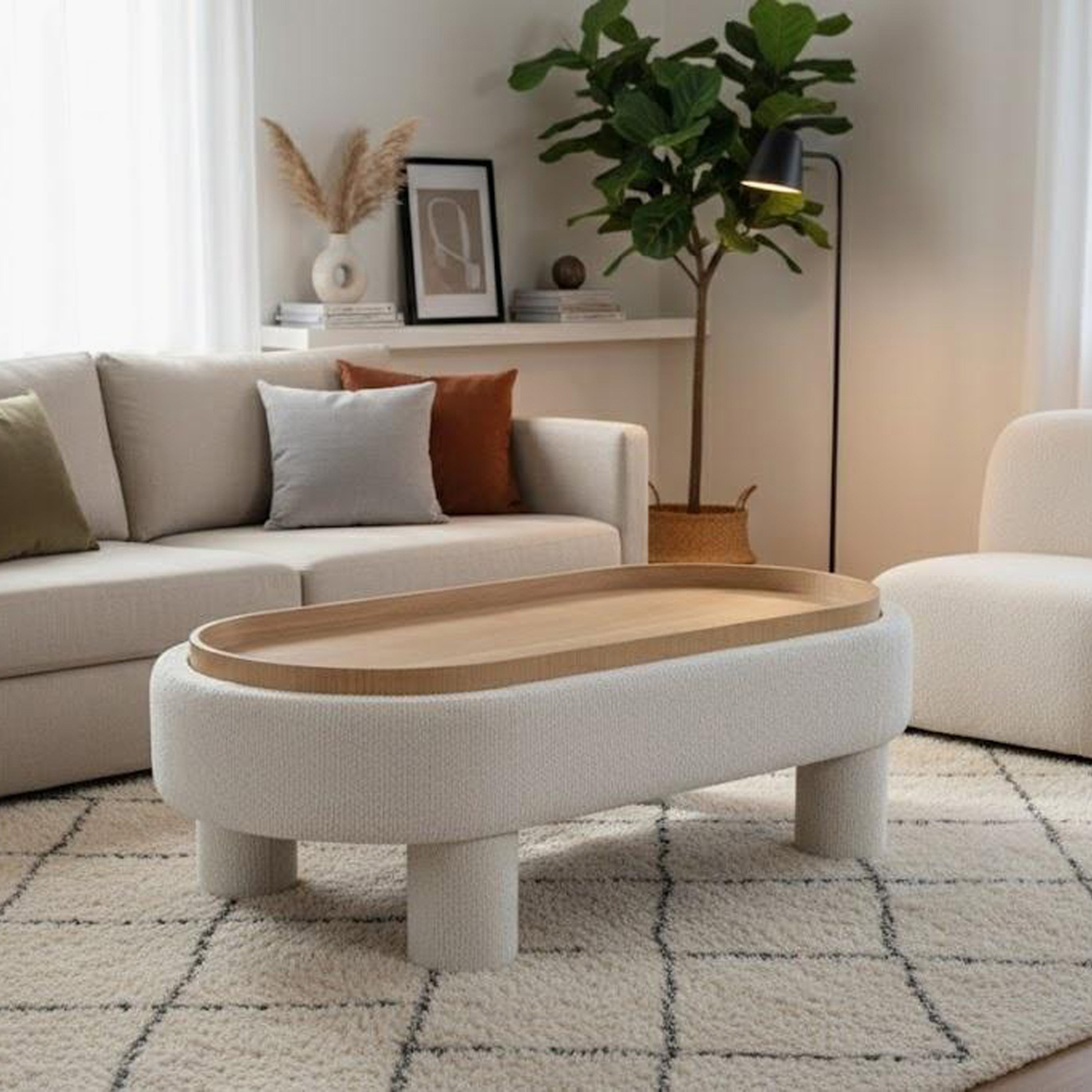 مقعد بنش قماش بمساحة تخزين من سيسيلي-hbxfurniture-sofasandarmchairs-benches-image-2