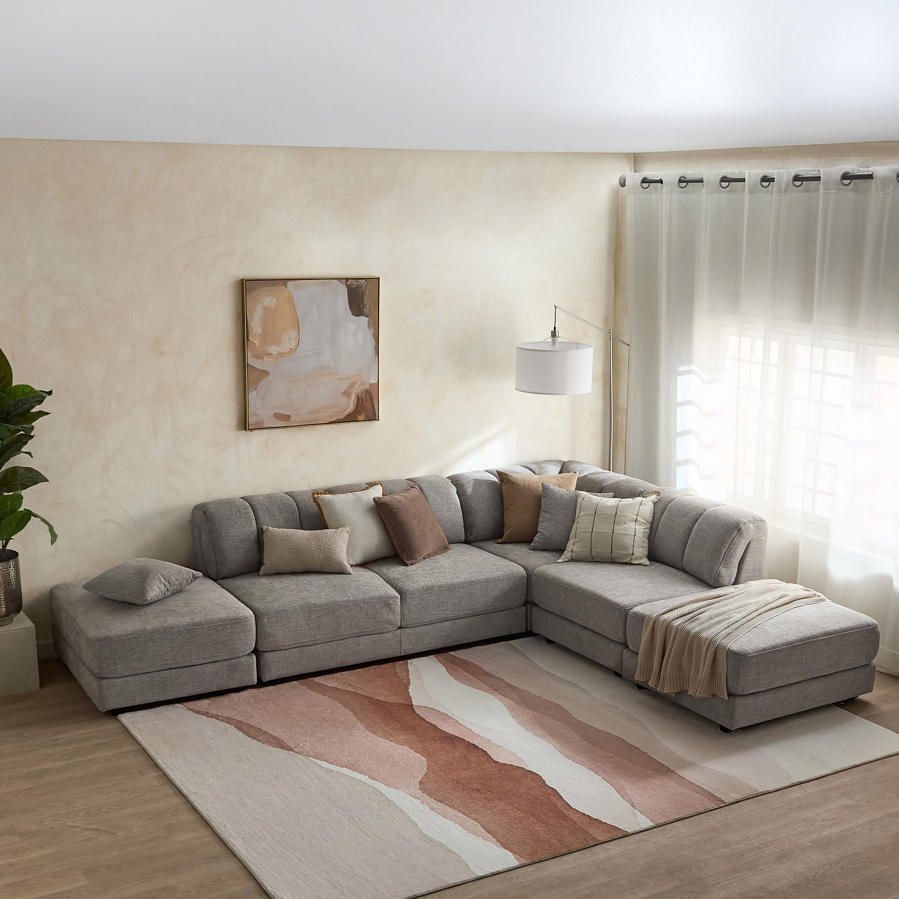 Skive 2-Seater Fabric Armless Sofa-hbxlivingroom-sofasandarmchairs-modularsofas-image-12