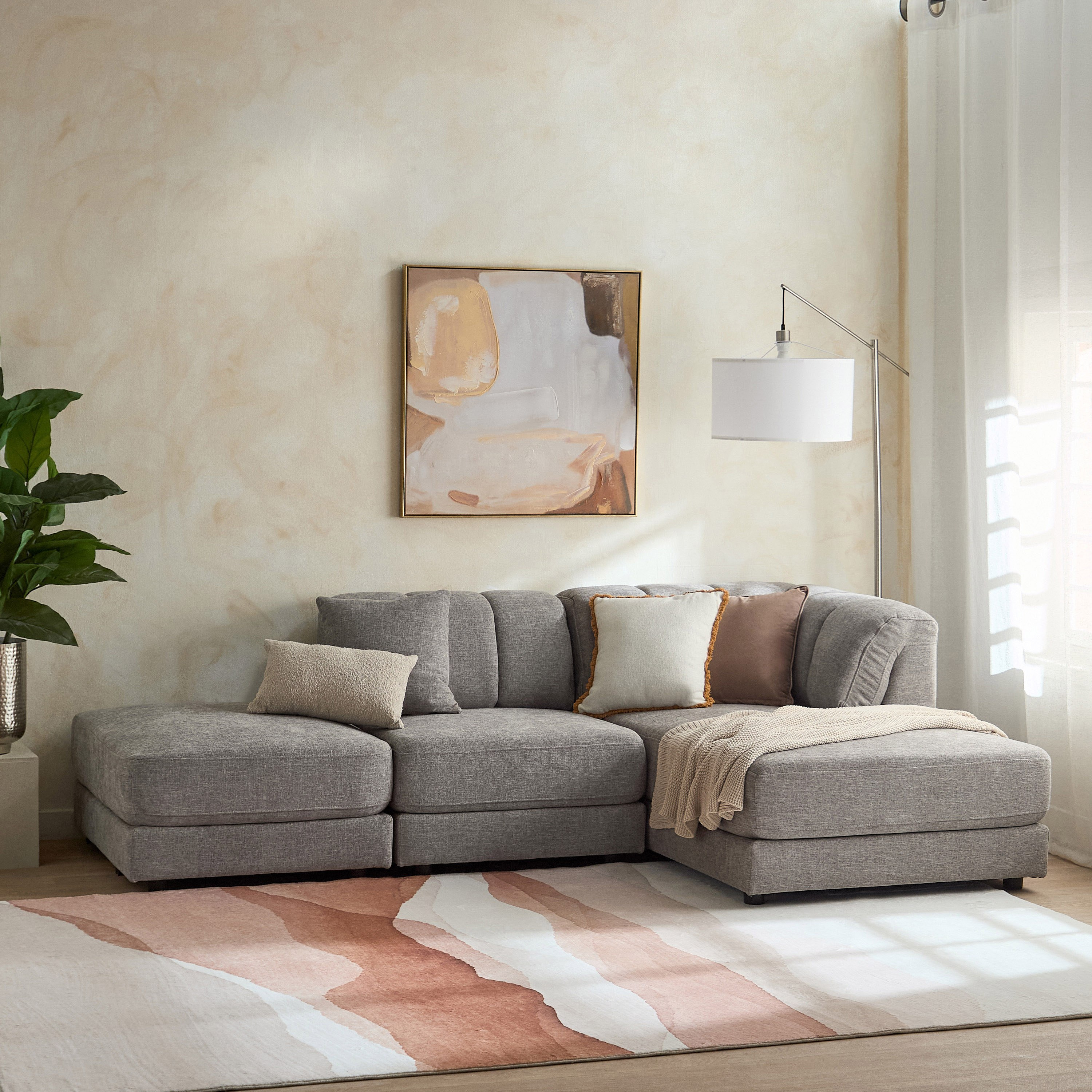 Skive Fabric Left Arm Chaise-hbxlivingroom-sofasandarmchairs-modularsofas-image-8