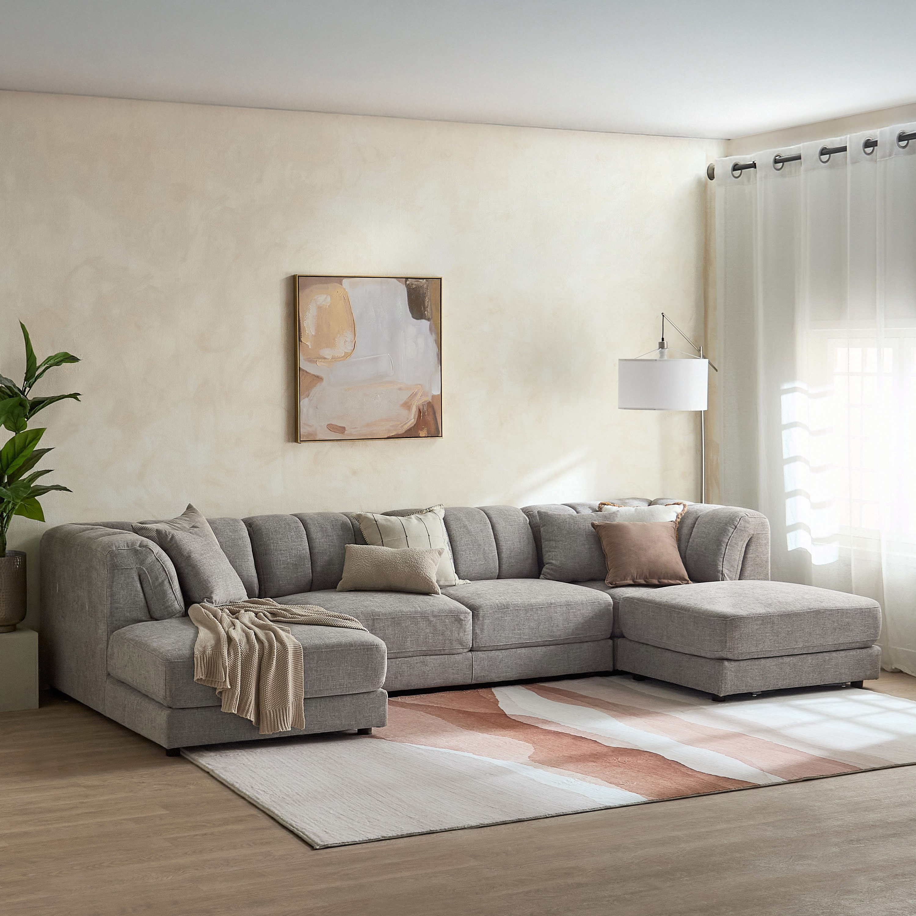 كرسي استرخاء قماش بذراع يمين من سكايف-hbxlivingroom-sofasandarmchairs-modularsofas-image-11
