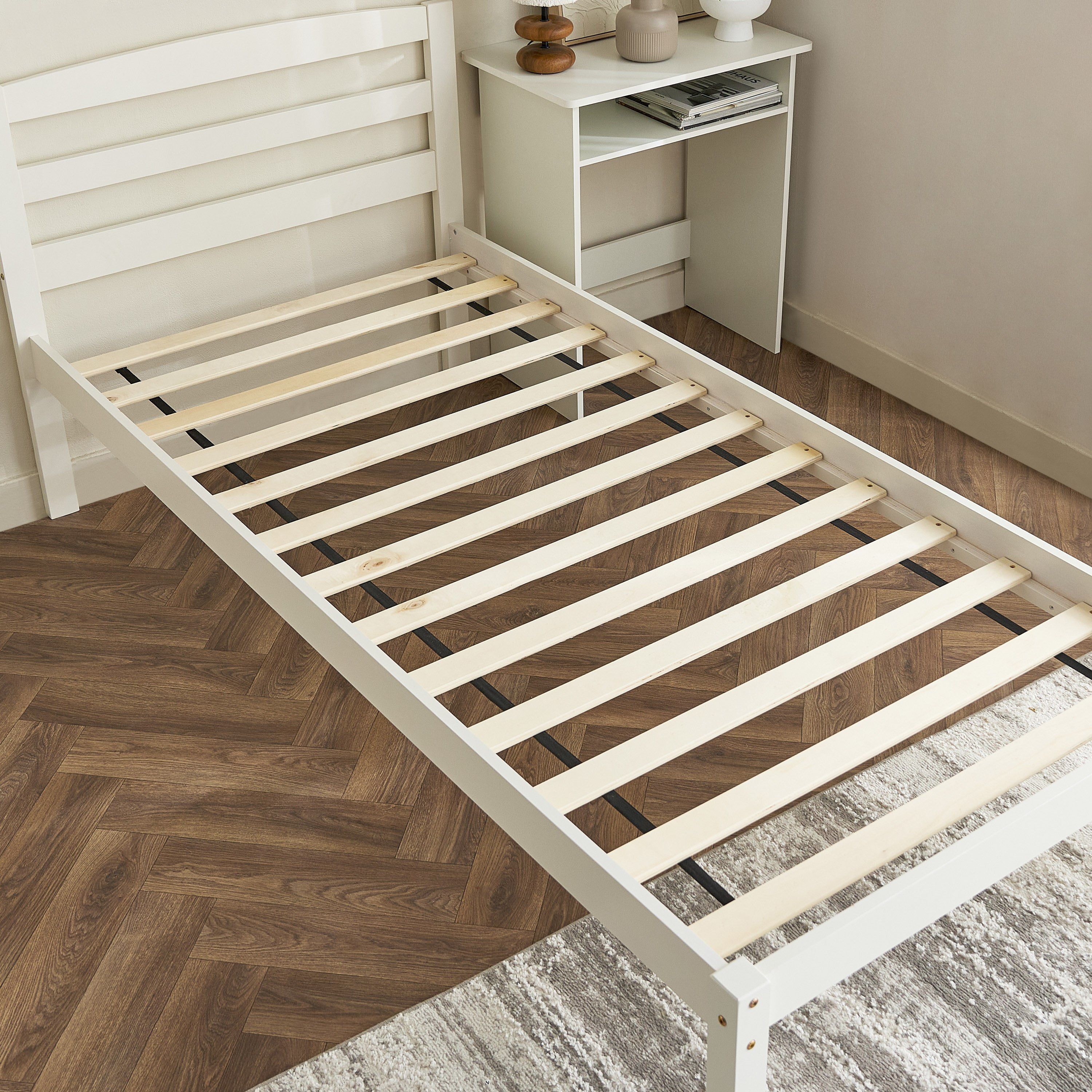 Movo Stova Vanilla Single Bed - 90x200 cm-hbxfurniture-bedsandbedsets-beds-single-image-5