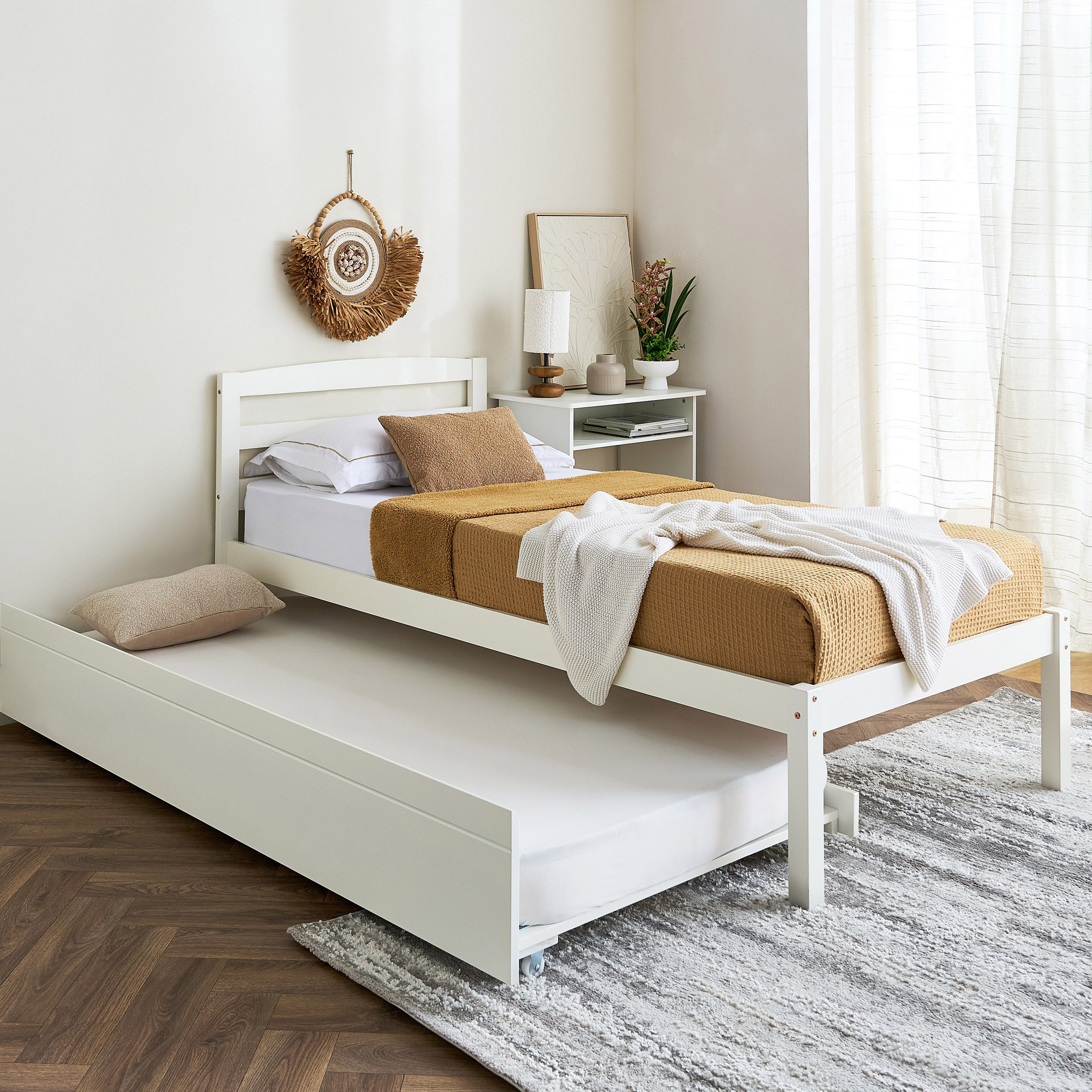 Movo Stova Vanilla Single Bed - 90x200 cm-hbxfurniture-bedsandbedsets-beds-single-image-6