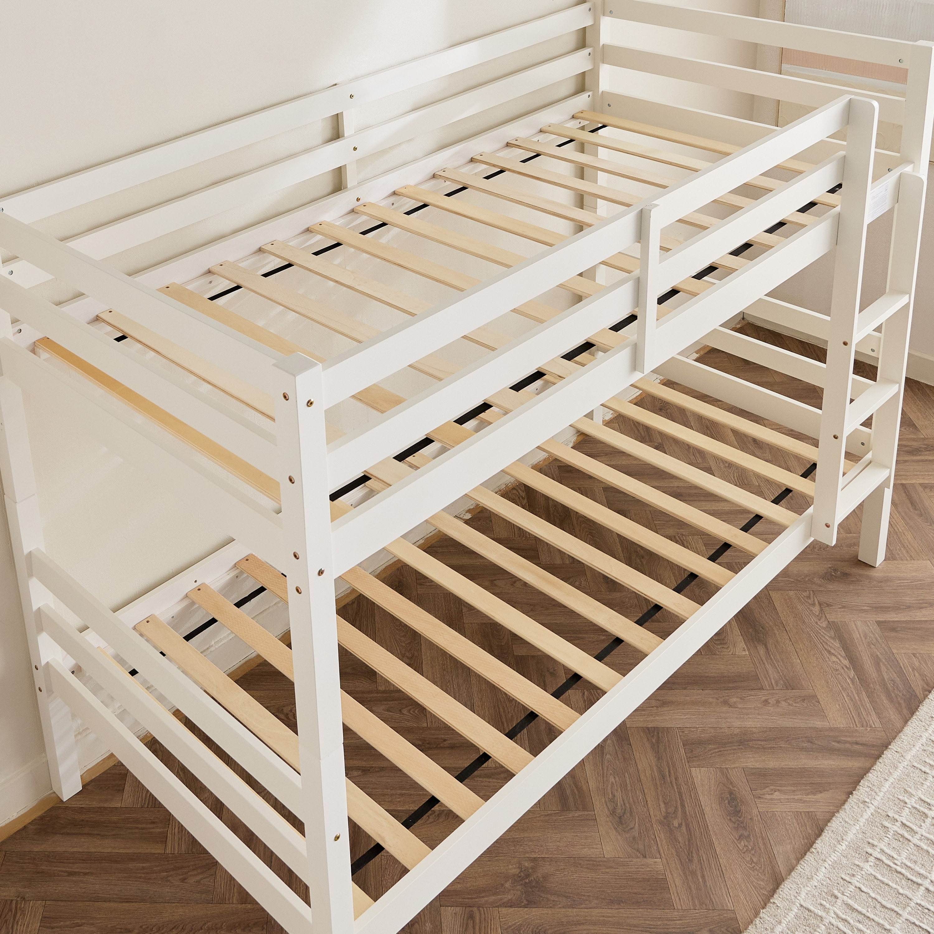 Movo Stova Vanilla Single Bunk Bed - 90x200 cm-hbxkidsandyouth-bedsandbedsets-bunkbeds-single-image-5