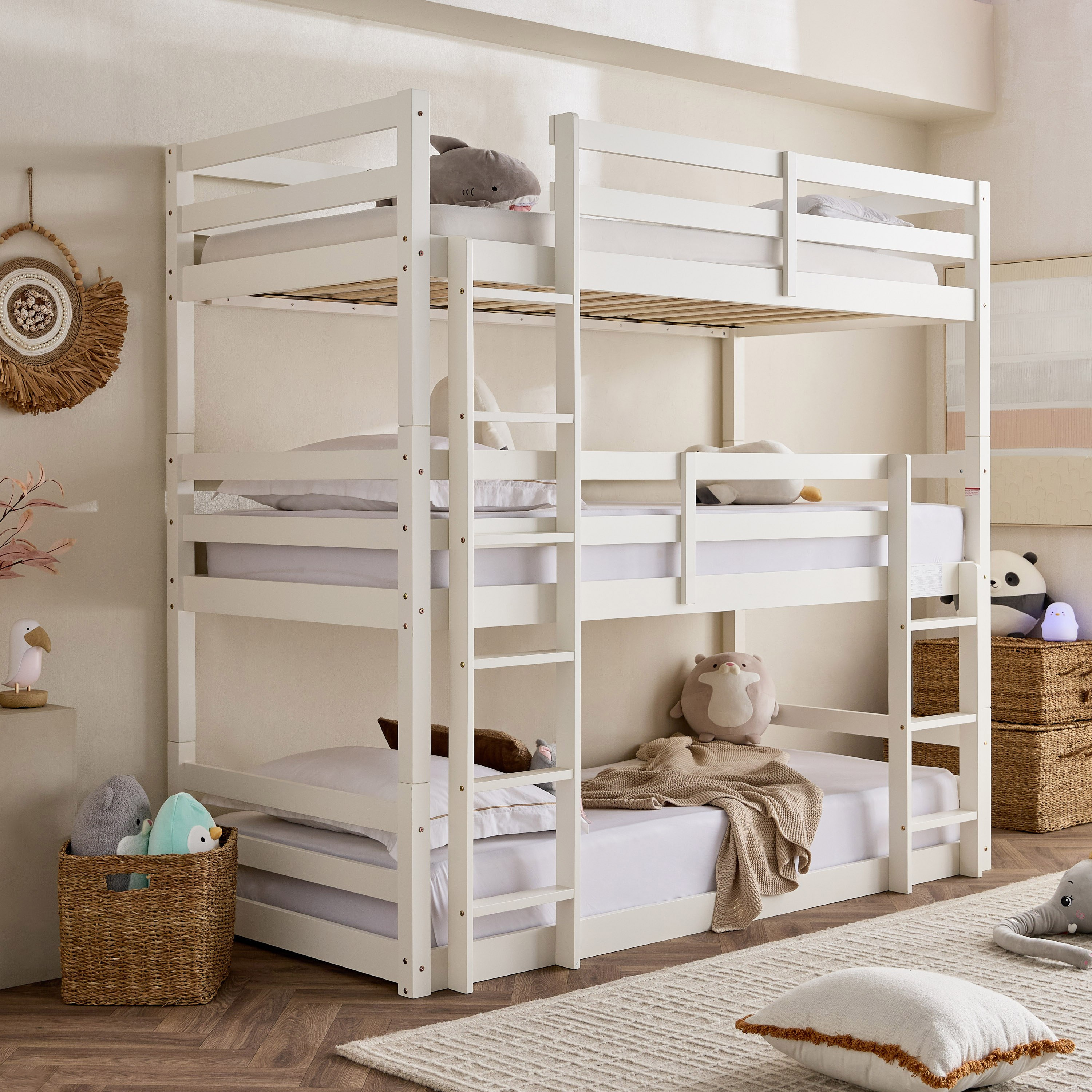 Movo Stova Vanilla Triple Bunk Bed-hbxkidsandyouth-bedsandbedsets-bunkbeds-single-image-8