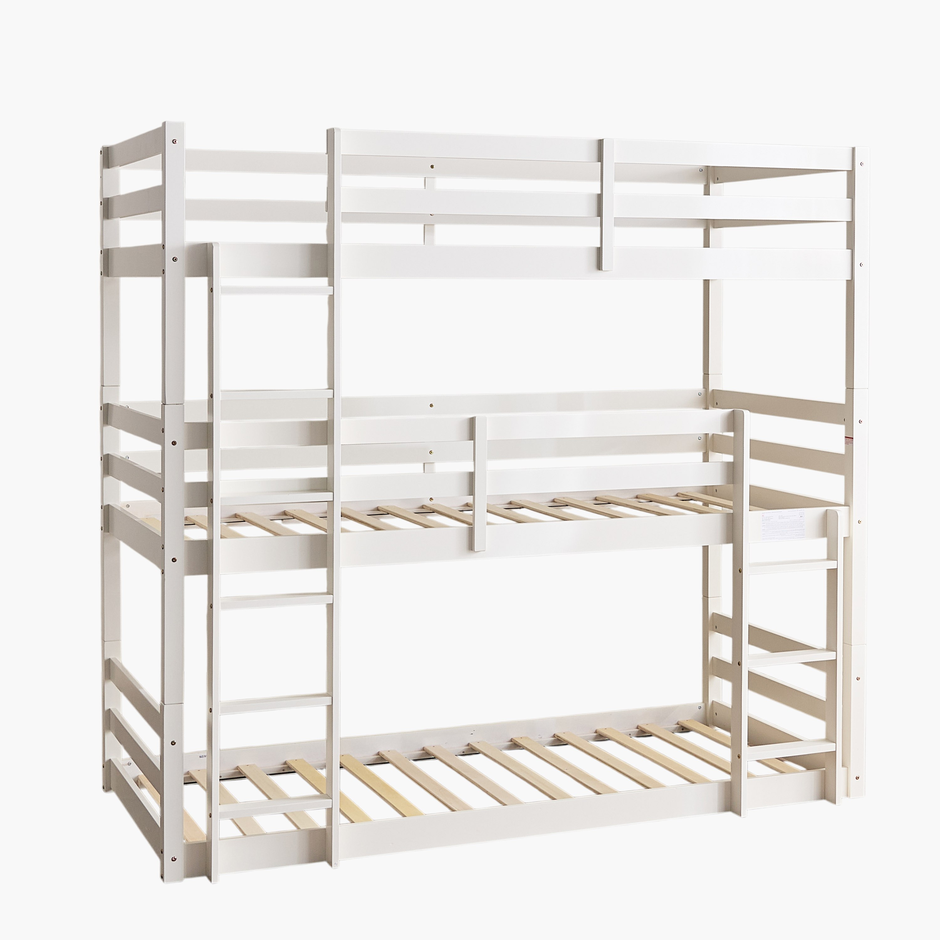 Movo Stova Vanilla Triple Bunk Bed-hbxkidsandyouth-bedsandbedsets-bunkbeds-single-image-9