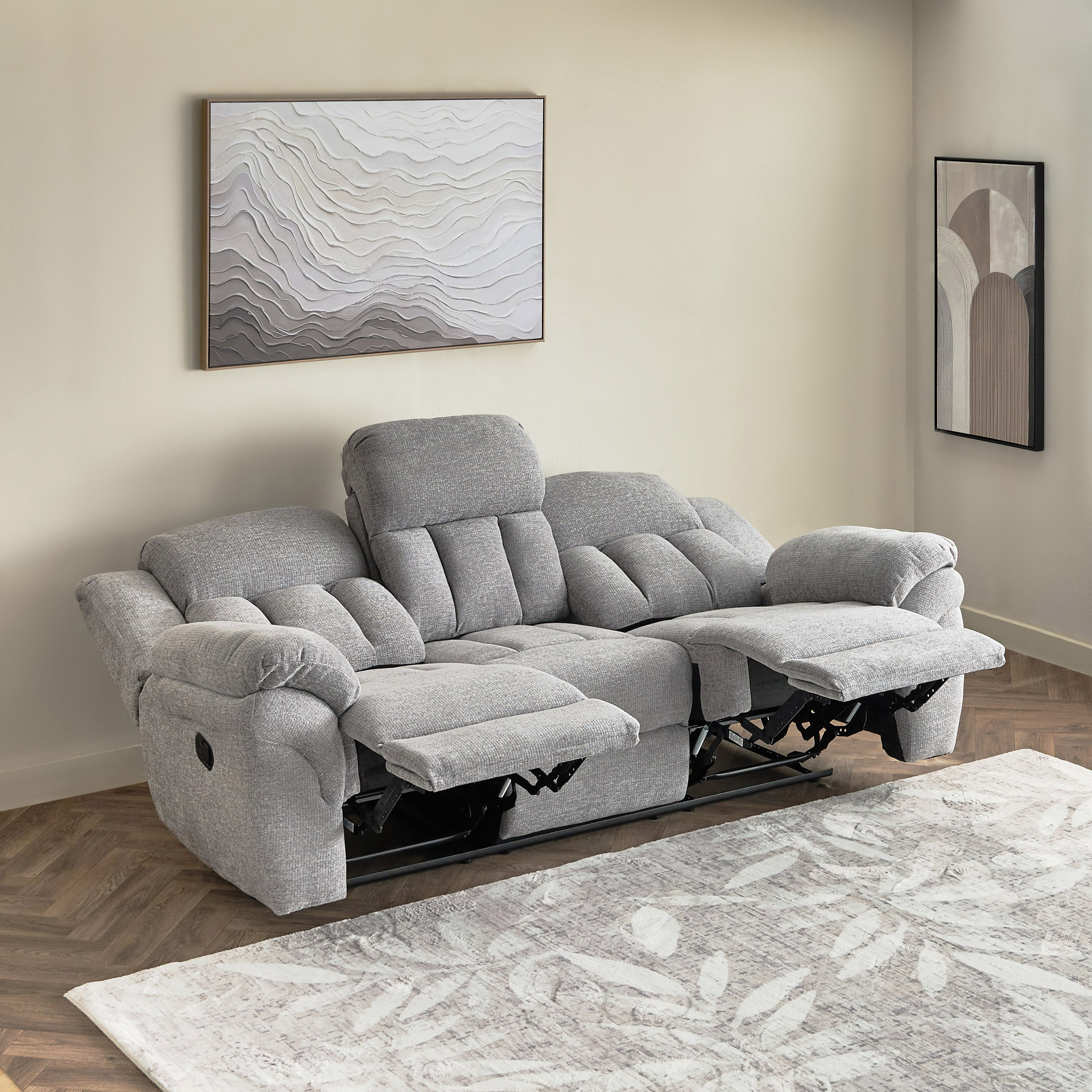 Stanford NXT 3-Seater Fabric Recliner with Drop Down and 2 Cupholders-hbxlivingroom-sofasandarmchairs-sofas-image-4