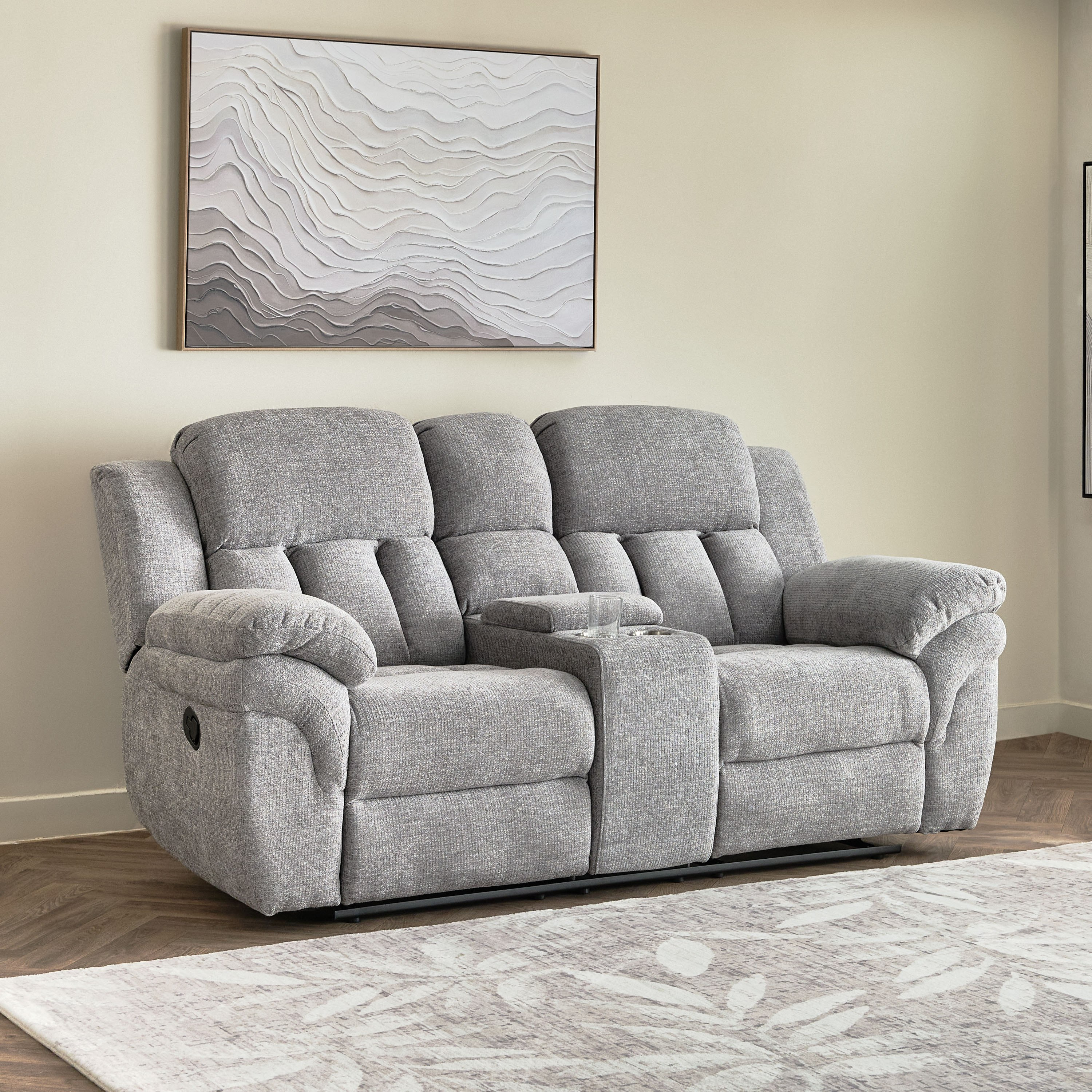 Stanford NXT 2-Seater Fabric Recliner with Console and 2 Cupholders-hbxlivingroom-sofasandarmchairs-sofas-image-2