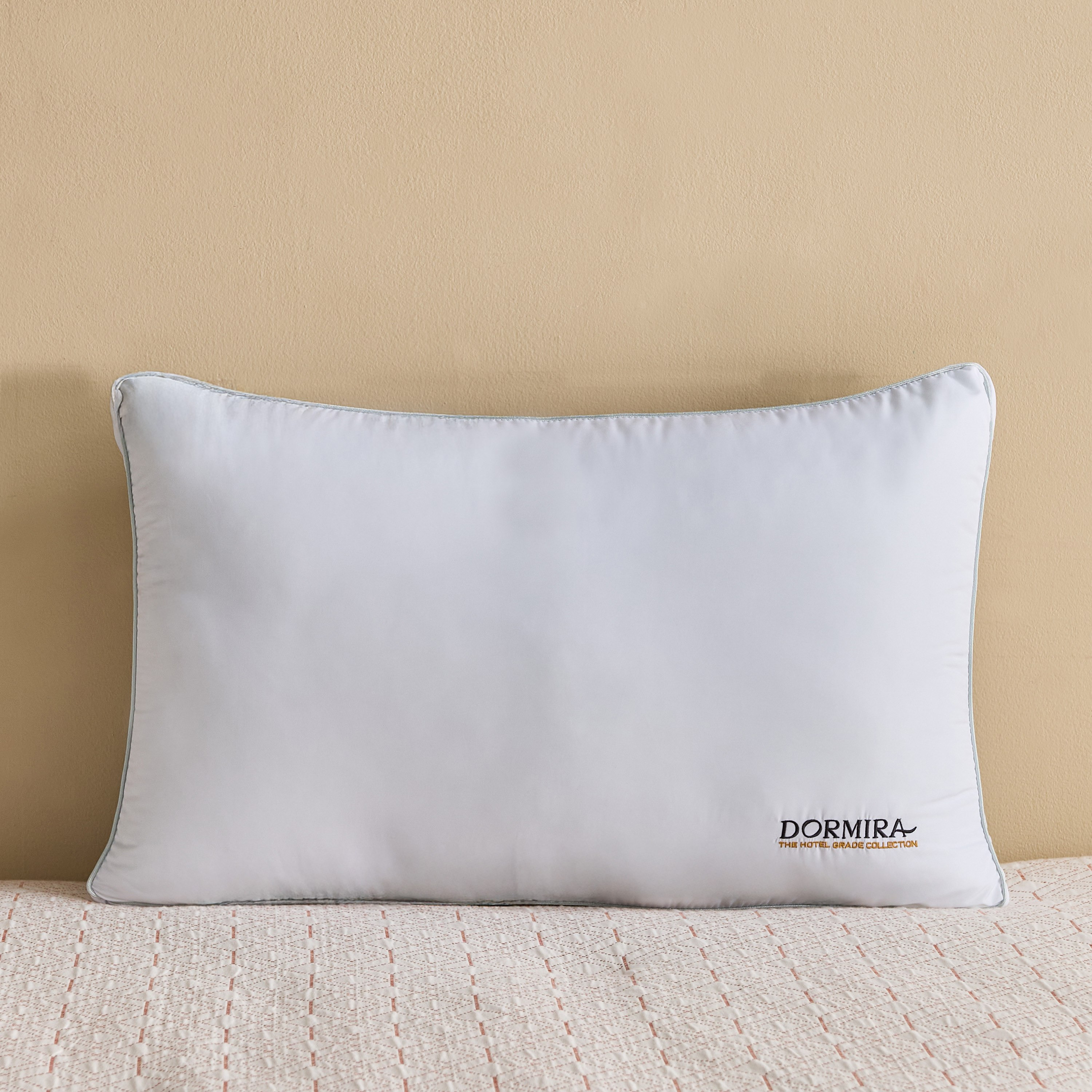 Dormira Hotel Grade Collection MicroFresh Soft Pillow with Embroidery - 45x70+5 cm-hbxhomeware-hbxbedroom-image-2