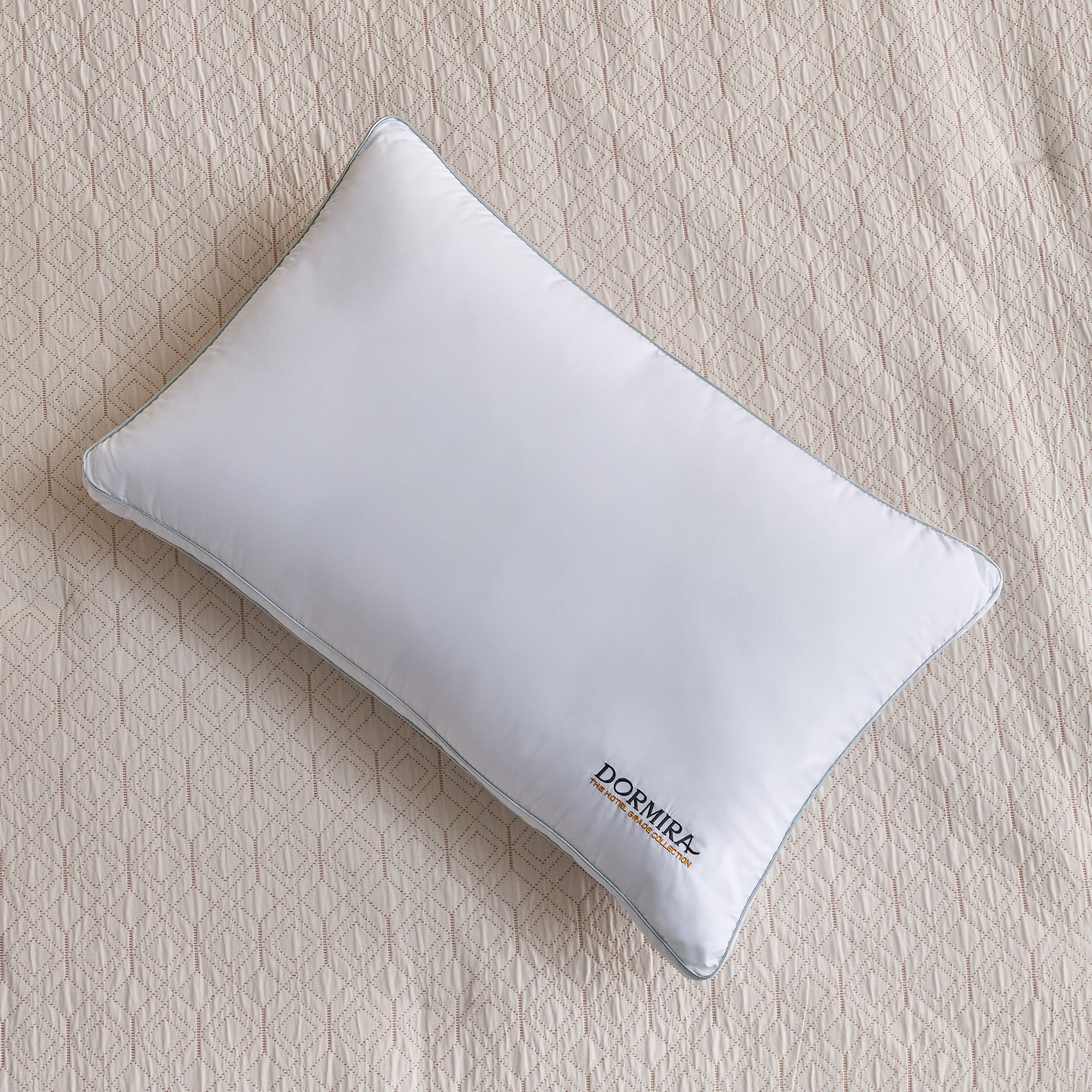 Dormira Hotel Grade Collection MicroFresh Soft Pillow with Embroidery - 45x70+5 cm-hbxhomeware-hbxbedroom-image-3