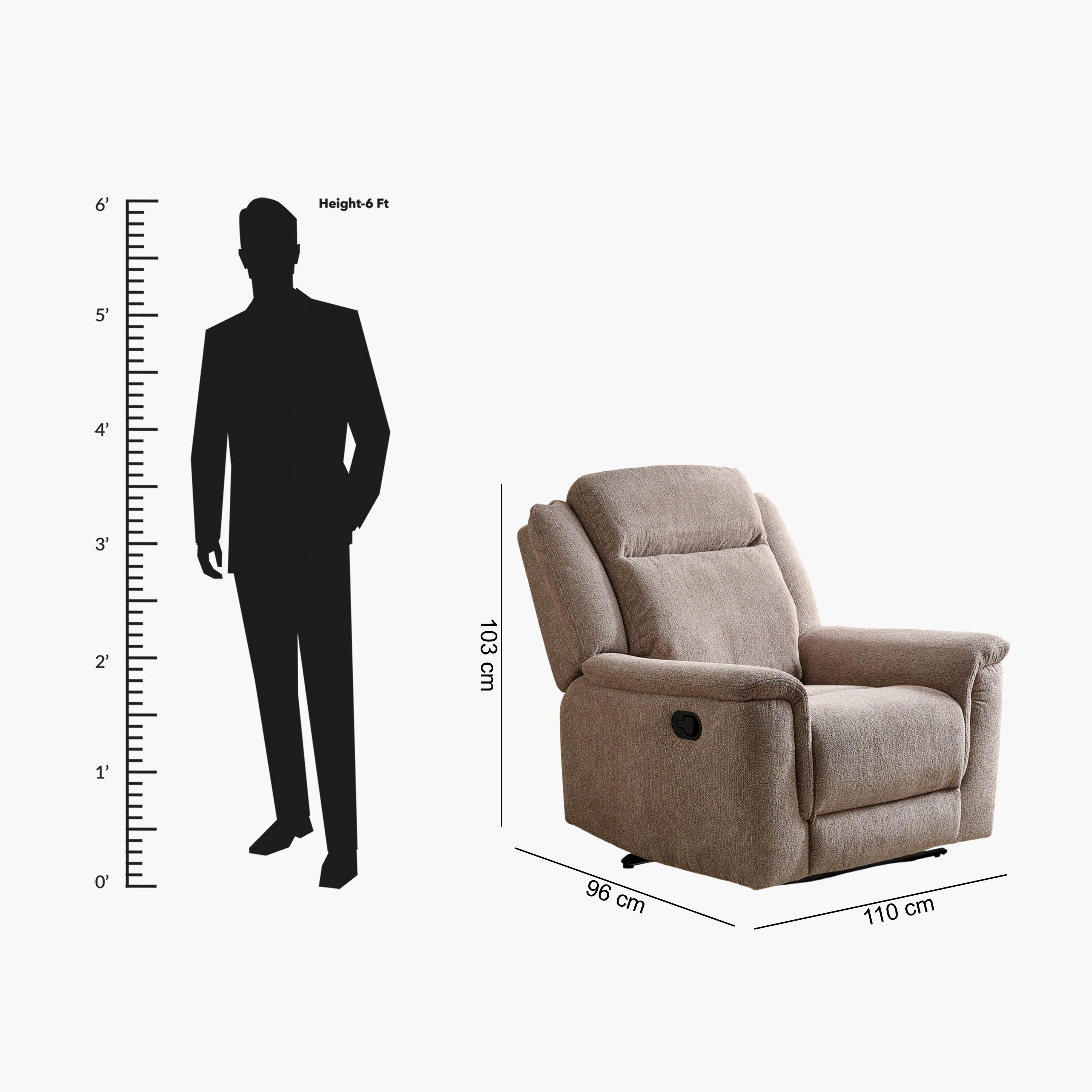 Brunswick Fabric Recliner Armchair-hbxfurniture-livingroom-sofasandsofasets-image-13