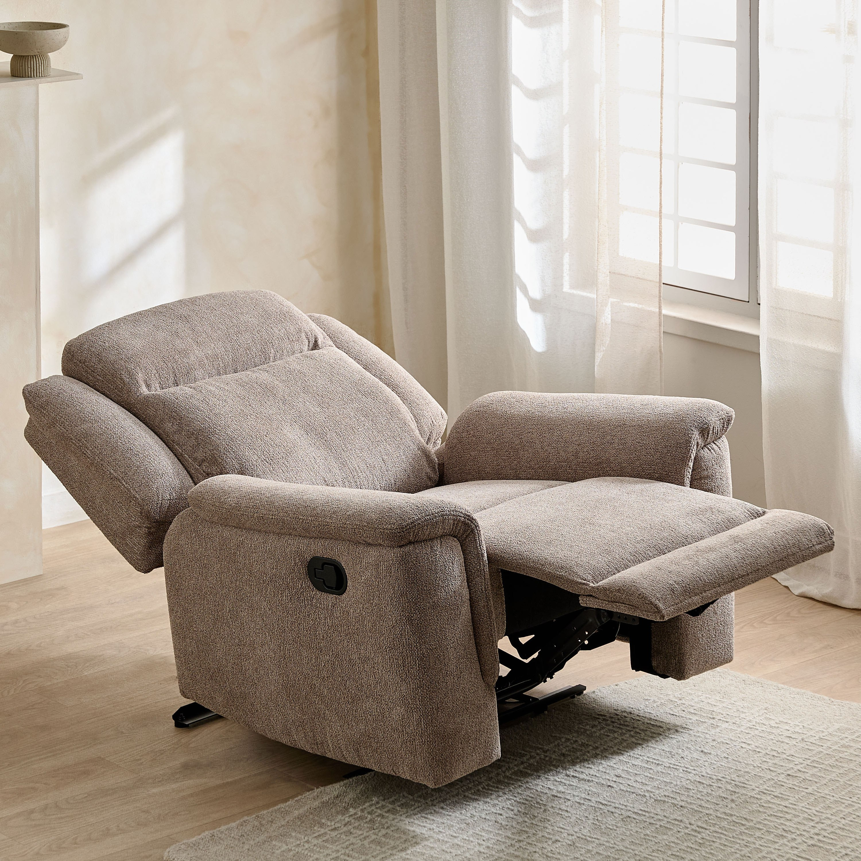 Brunswick Fabric Recliner Armchair-hbxfurniture-livingroom-sofasandsofasets-image-4