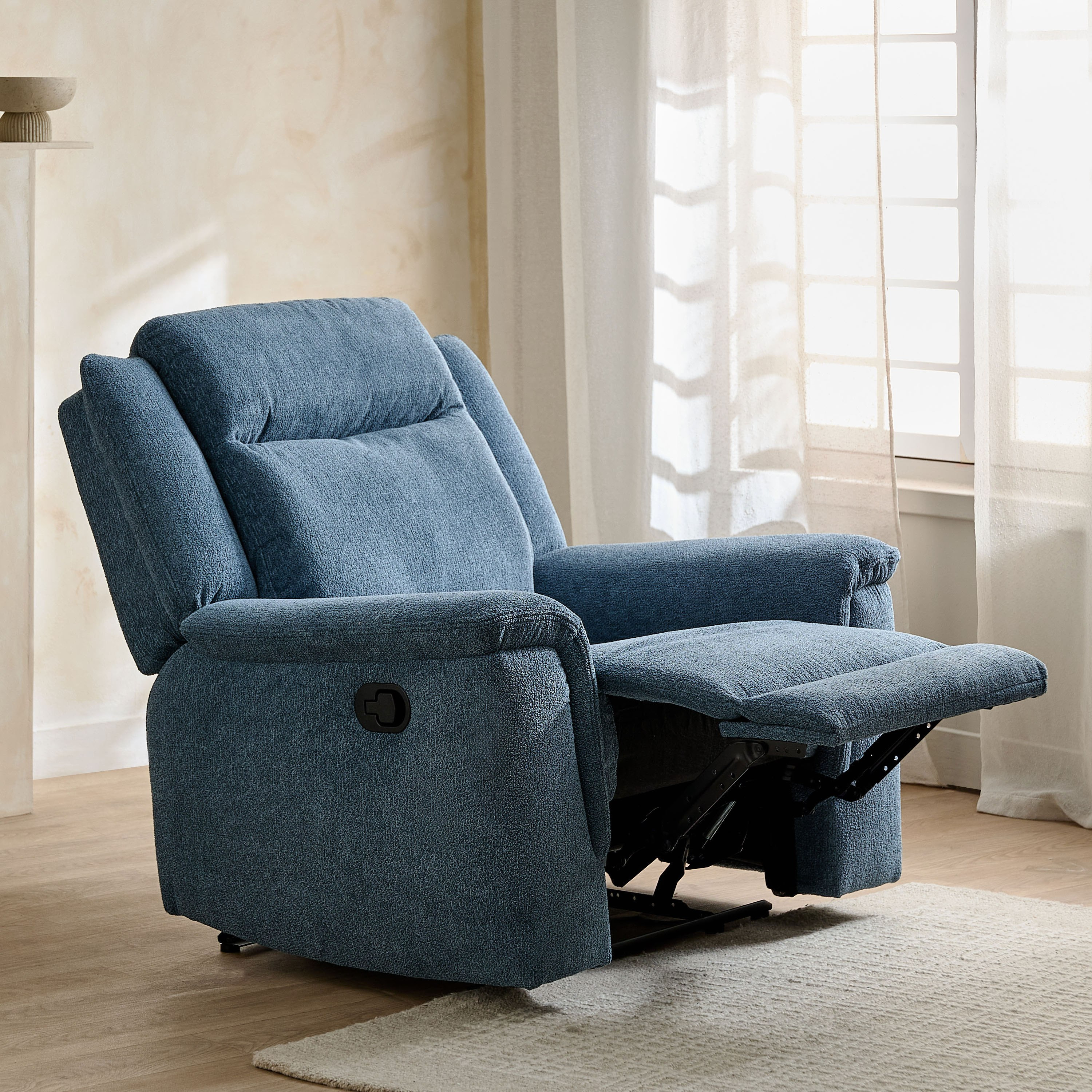 Brunswick Fabric Recliner Armchair-hbxfurniture-livingroom-sofasandsofasets-image-2
