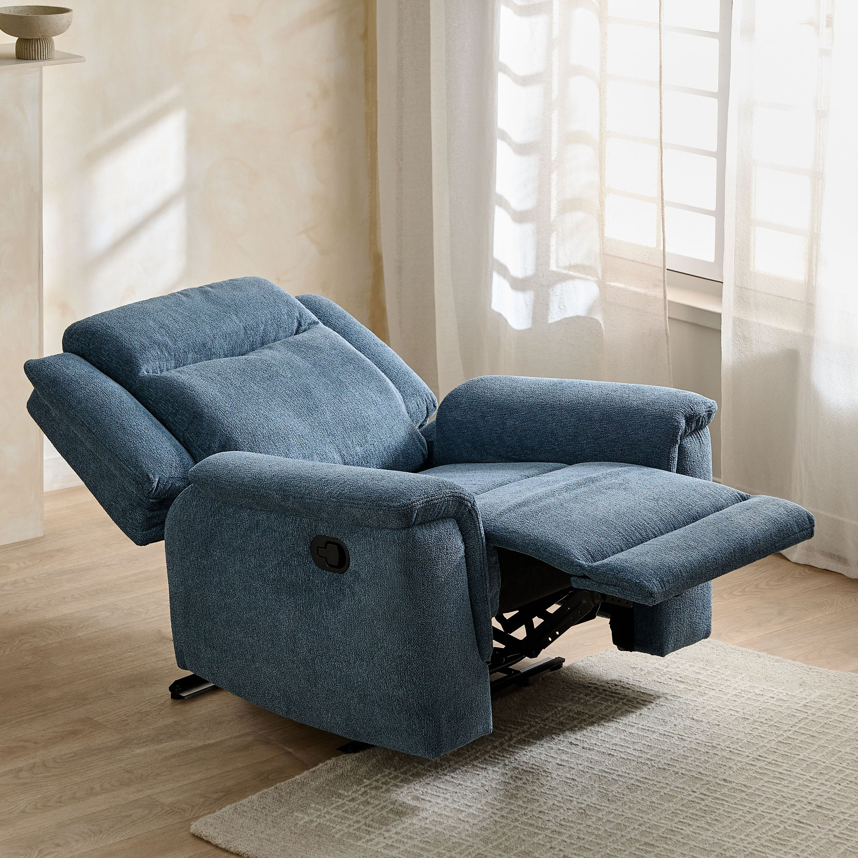 Brunswick Fabric Recliner Armchair-hbxfurniture-livingroom-sofasandsofasets-image-3