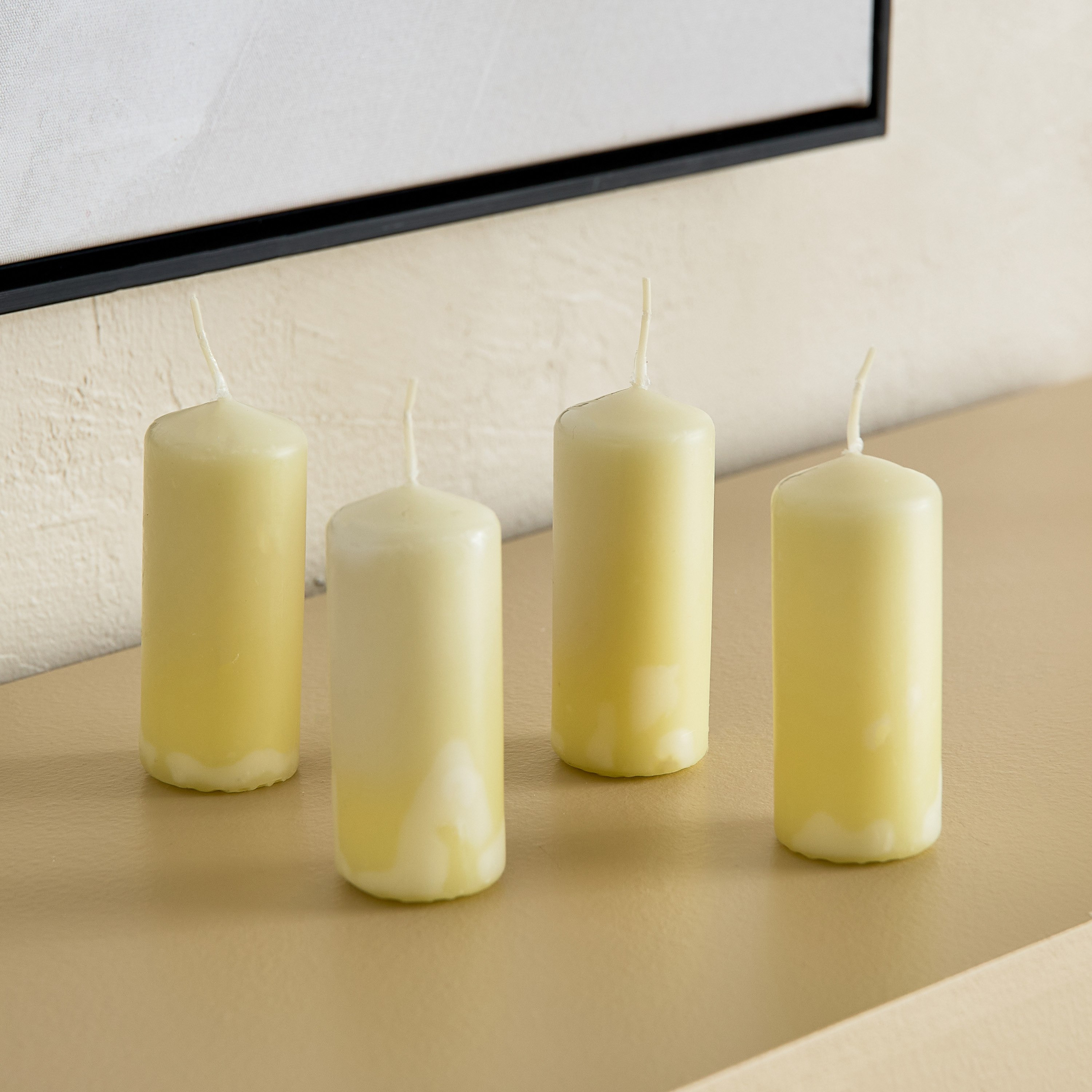 شموع عمودية من - طقم 4 قطع-hbxlivingroom-decorandaccessories-candles-image-1