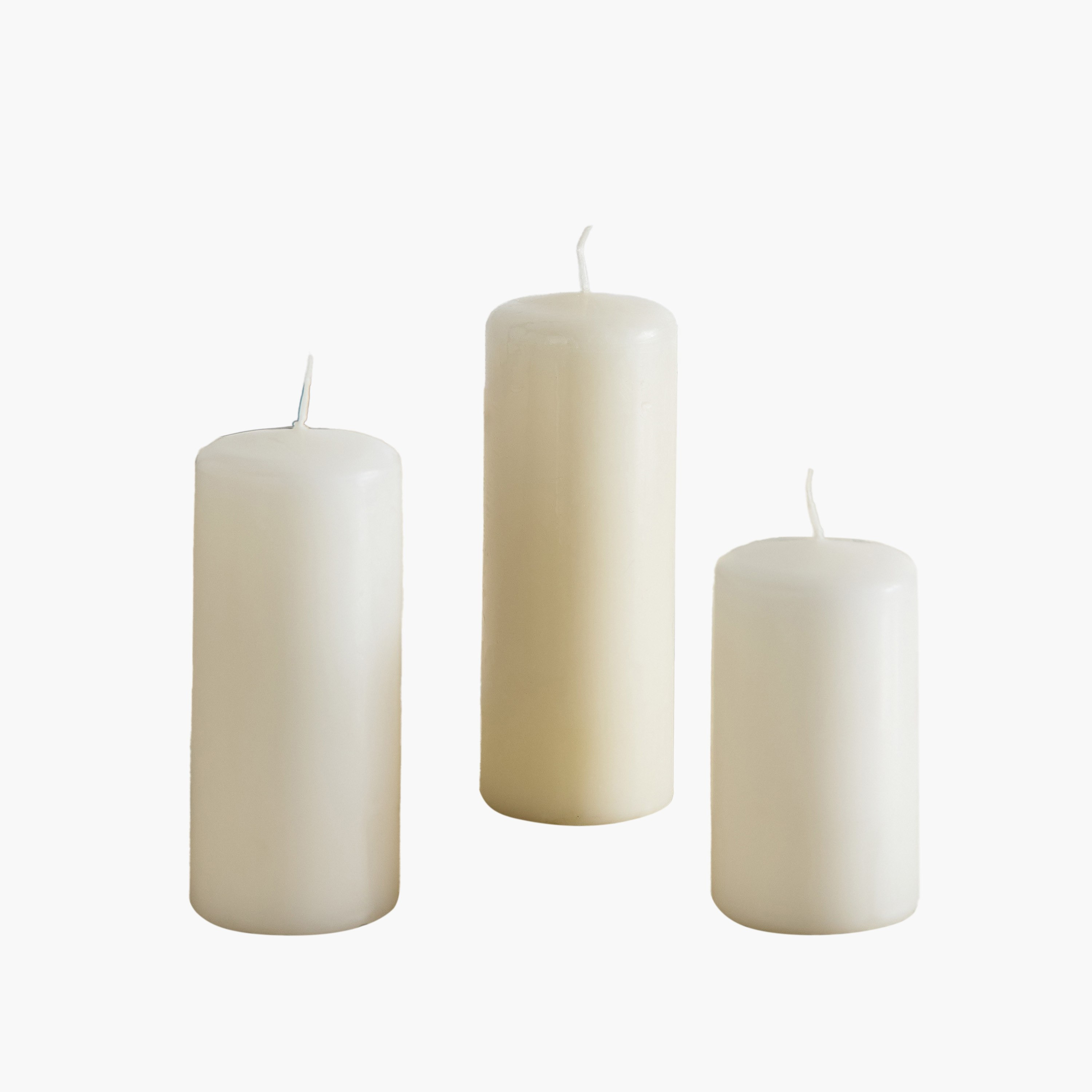 شموع عمودية غير معطرة من فيلورا - طقم 3 قطع-hbxlivingroom-decorandaccessories-candles-image-5
