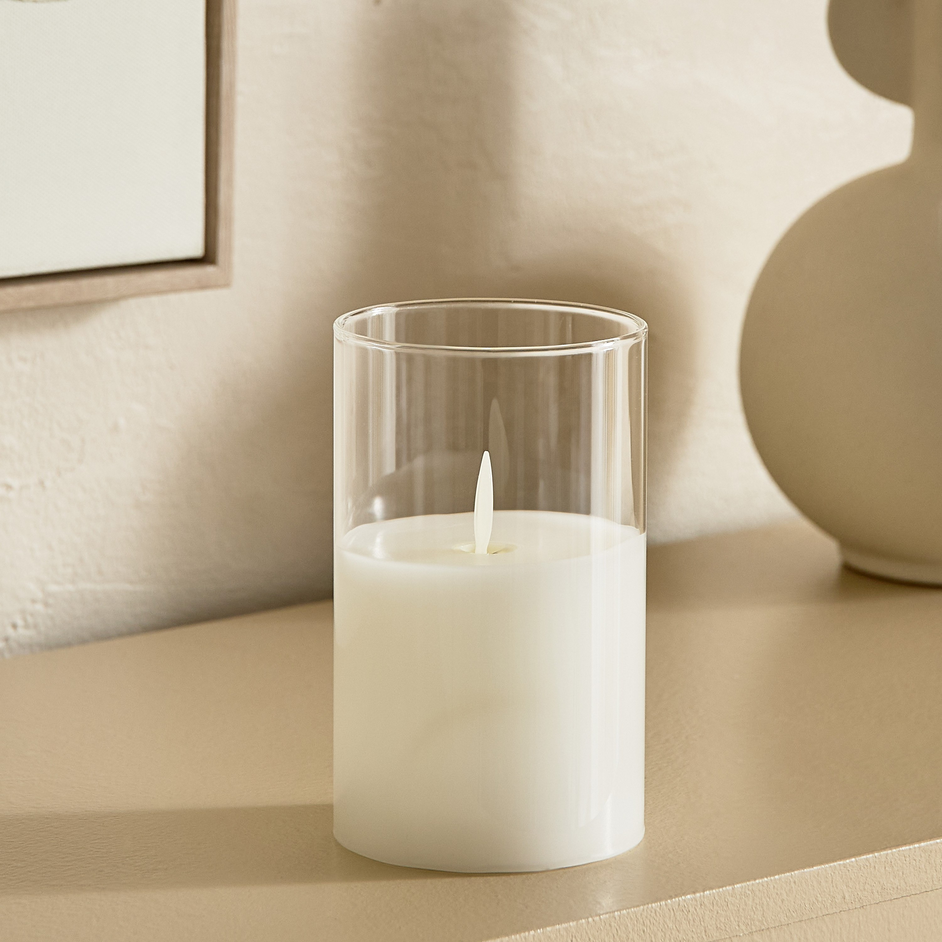 Luna LED Flameless Candle - 12x7.5 cm-hbxlivingroom-decorandaccessories-candles-image-2