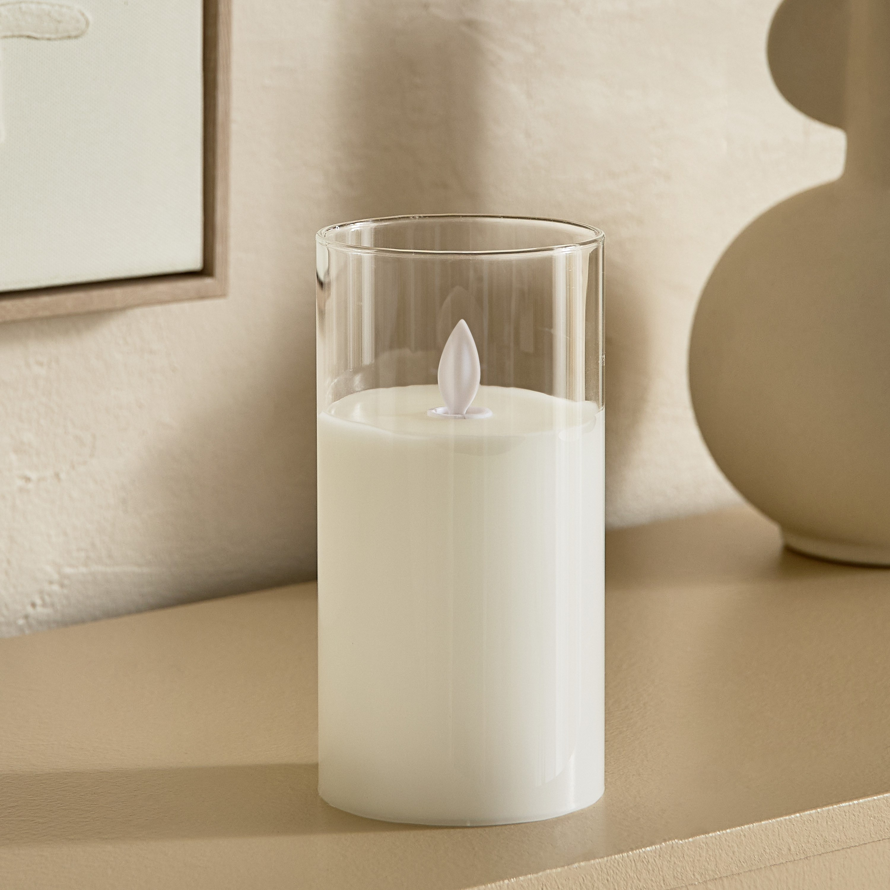 Luna LED Flameless Candle - 15x7.5 cm-hbxlivingroom-decorandaccessories-candles-image-2