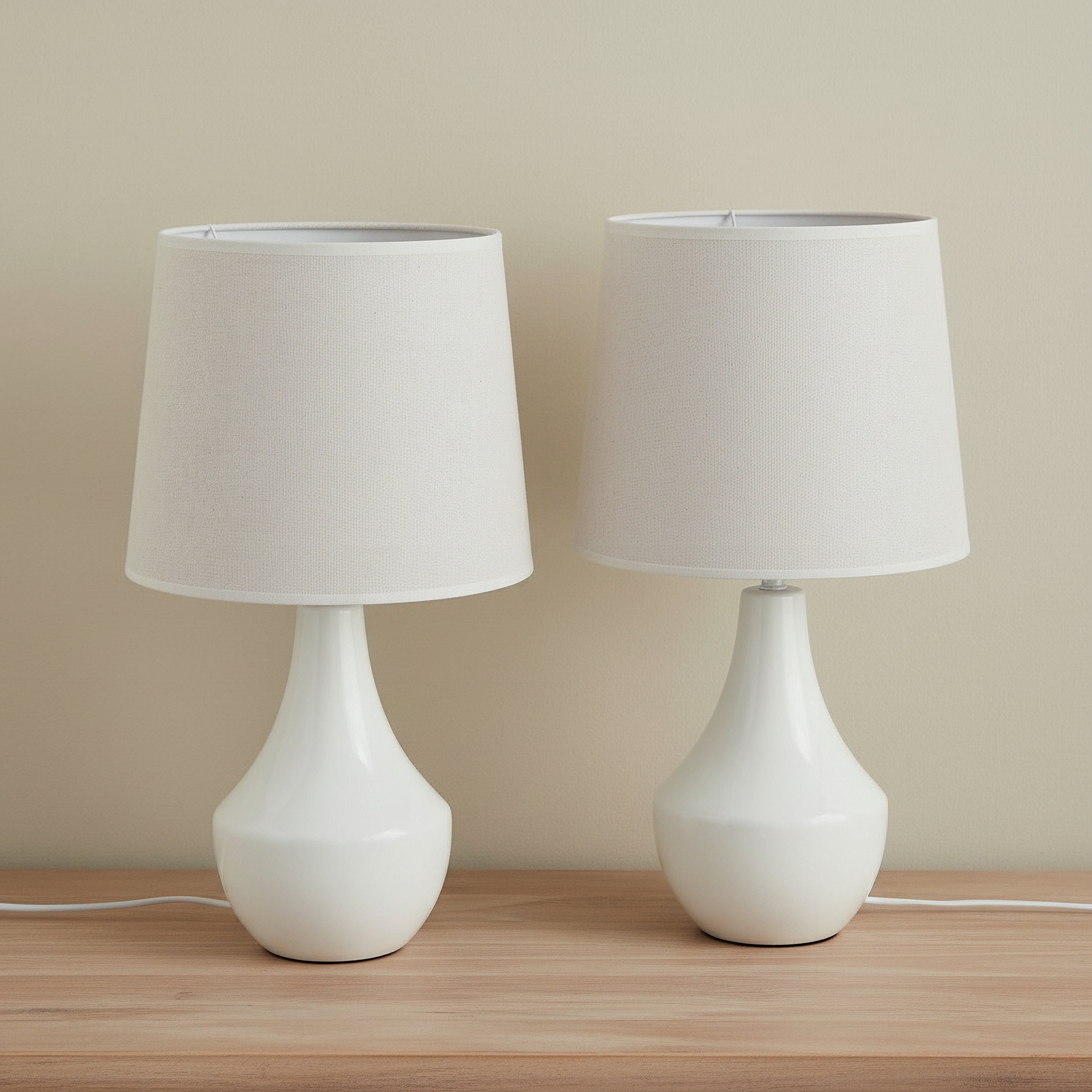 طقم مصباح طاولة سيراميك قطعتين من كايان – 28×28×50 سم-hbxlivingroom-lighting-tablelamps-image-1