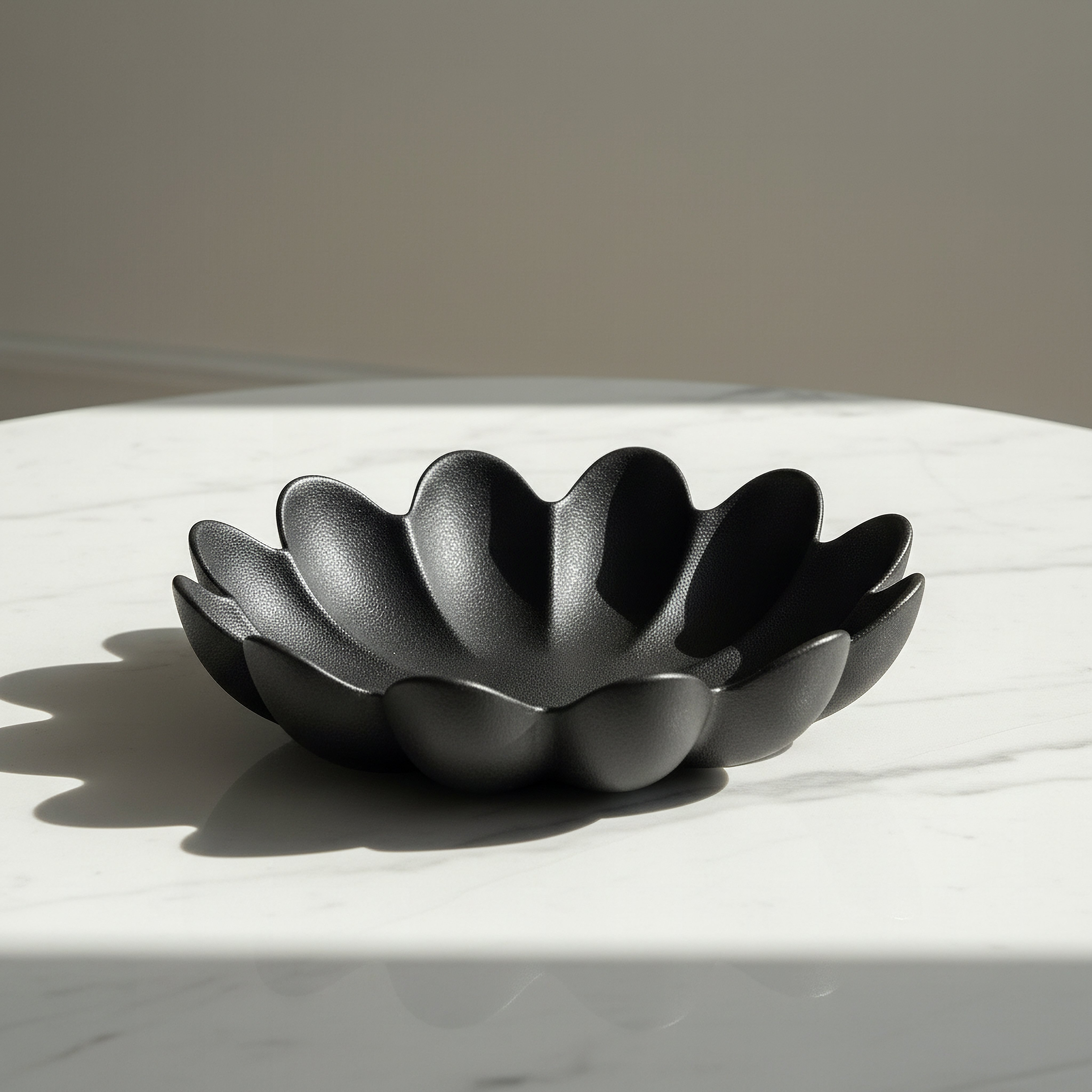 Alora Monochrome Decorative Bowl - 25.5x25.5x7 cm-hbxdecorandfurnishings-homeaccessories-bowls-image-1