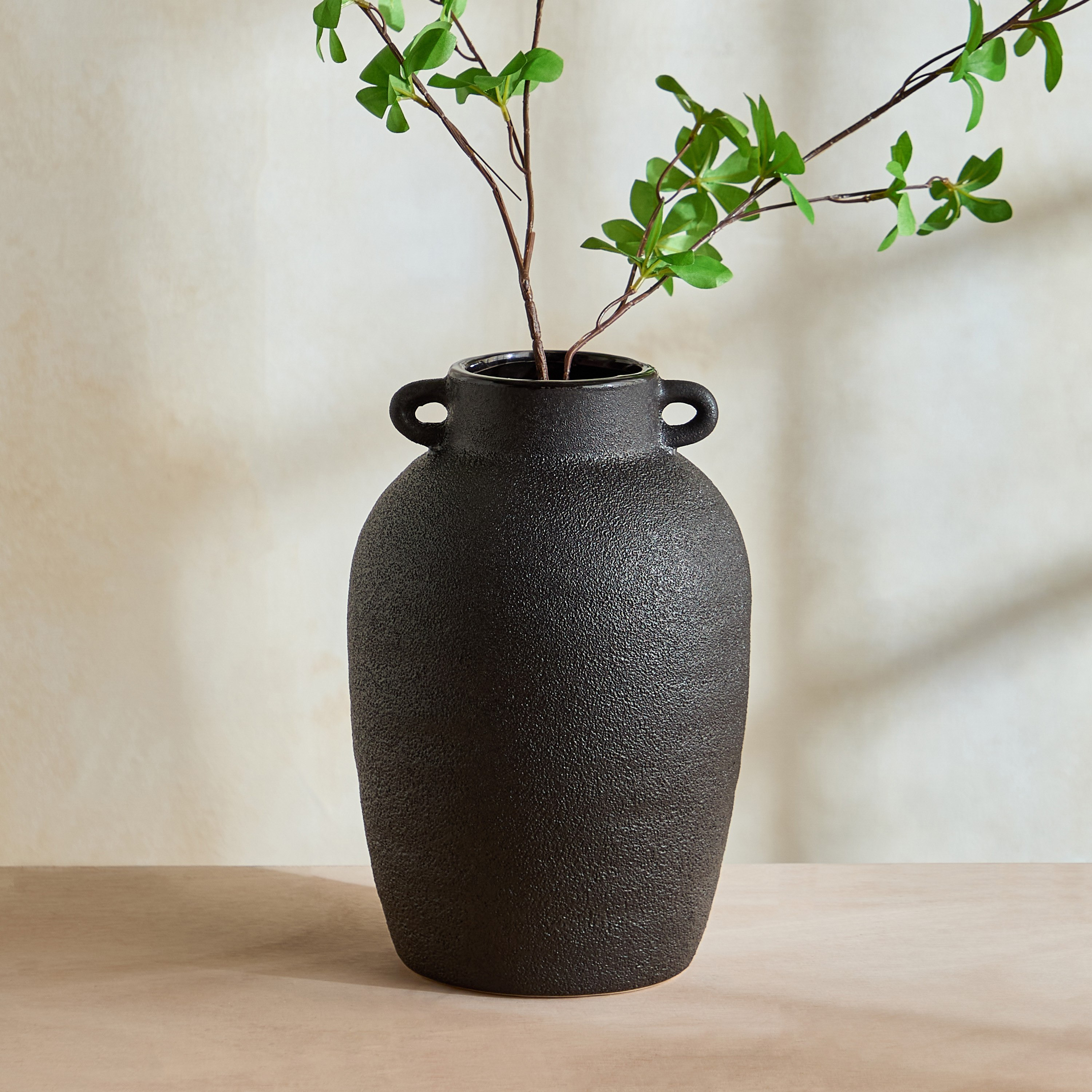 Monochrome Alora Decorative Vase - 16.5x16.5x25 cm-hbxbedroom-decorandaccessories-vases-image-5