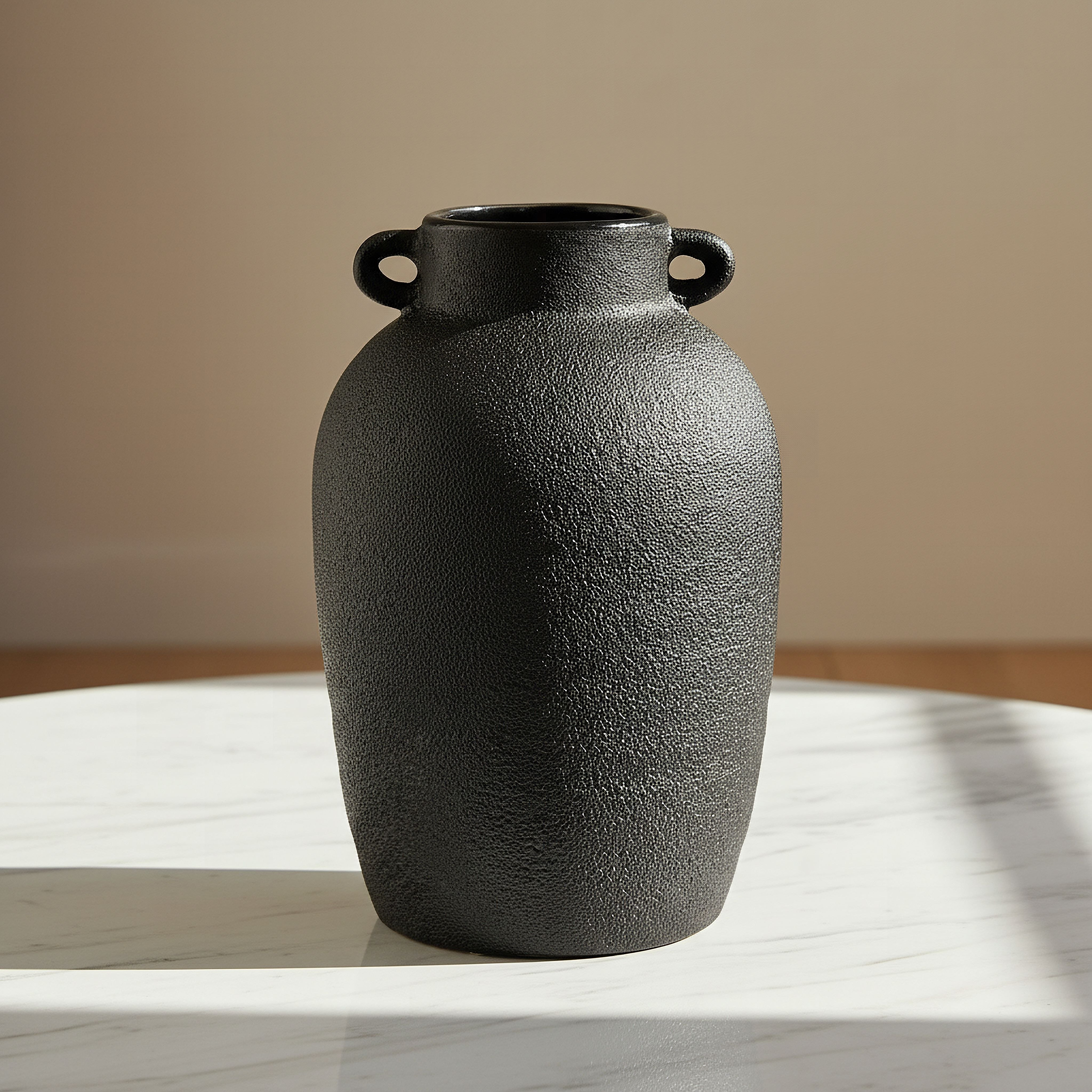 Monochrome Alora Decorative Vase - 16.5x16.5x25 cm-hbxbedroom-decorandaccessories-vases-image-1