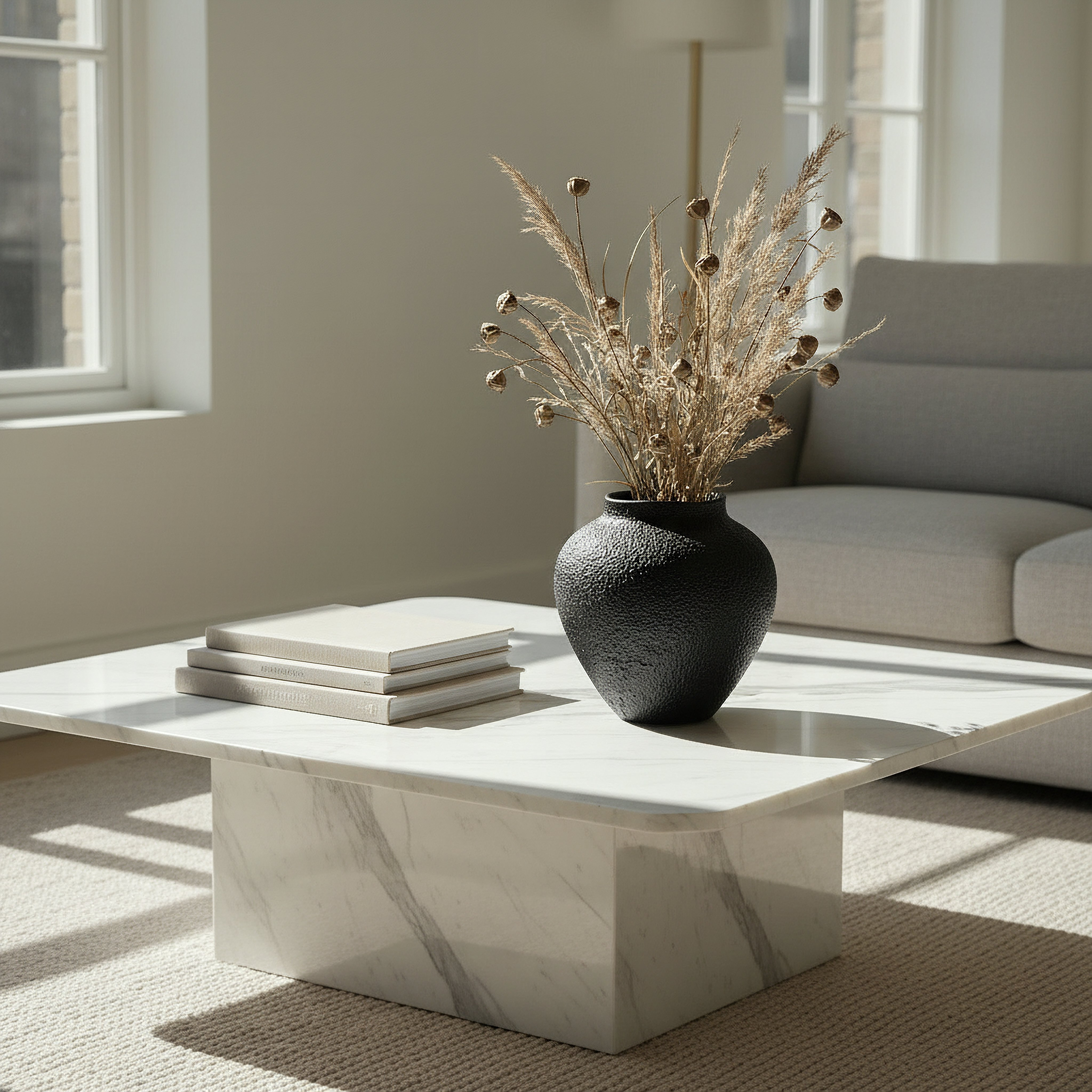 Monochrome Alora Decorative Vase - 19x18.5x18.7 cm-hbxbedroom-decorandaccessories-vases-image-4
