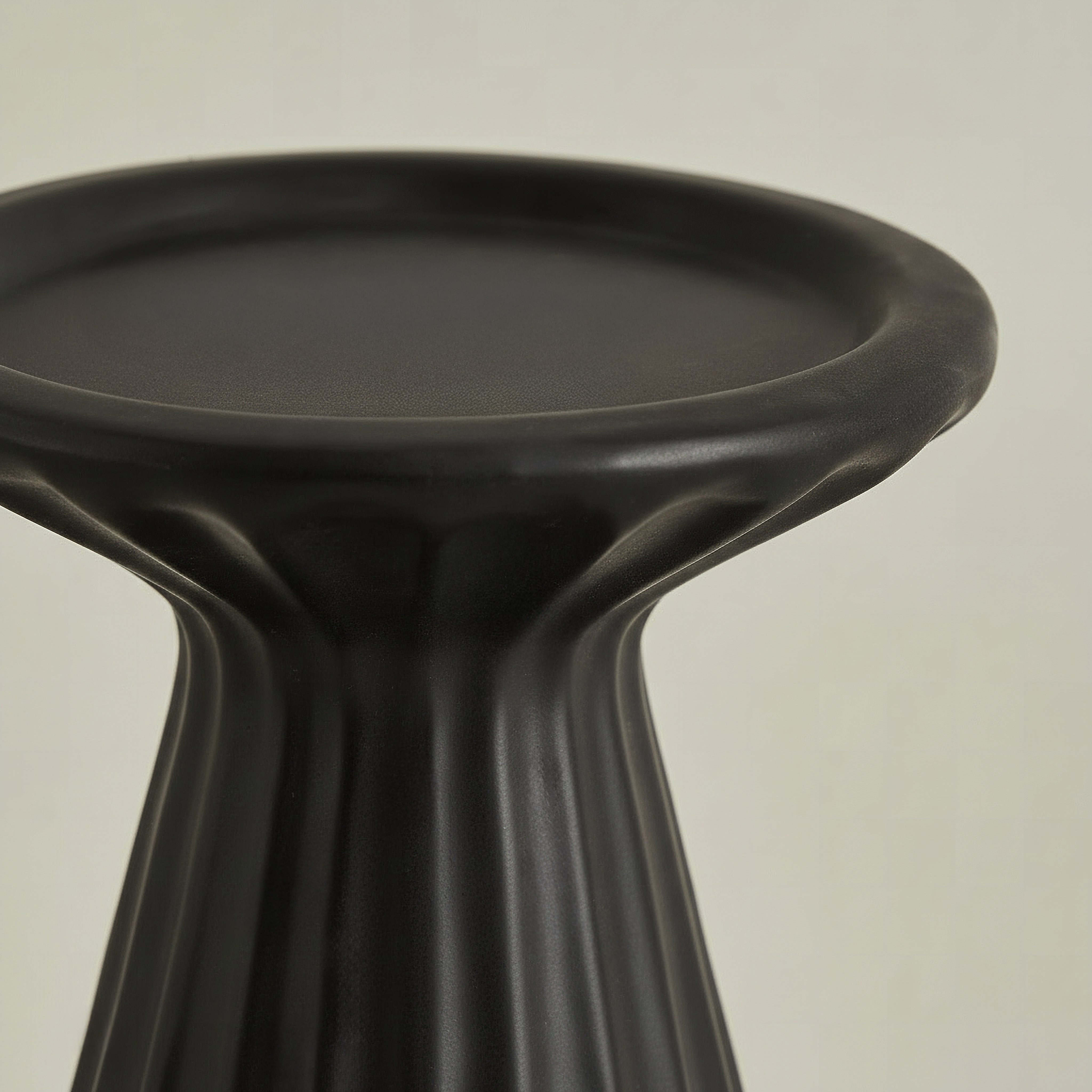 Monochrome Alora Decorative Pillar Candleholder - 10x10x14.5 cm-hbxlivingroom-decorandaccessories-candleholders-image-3