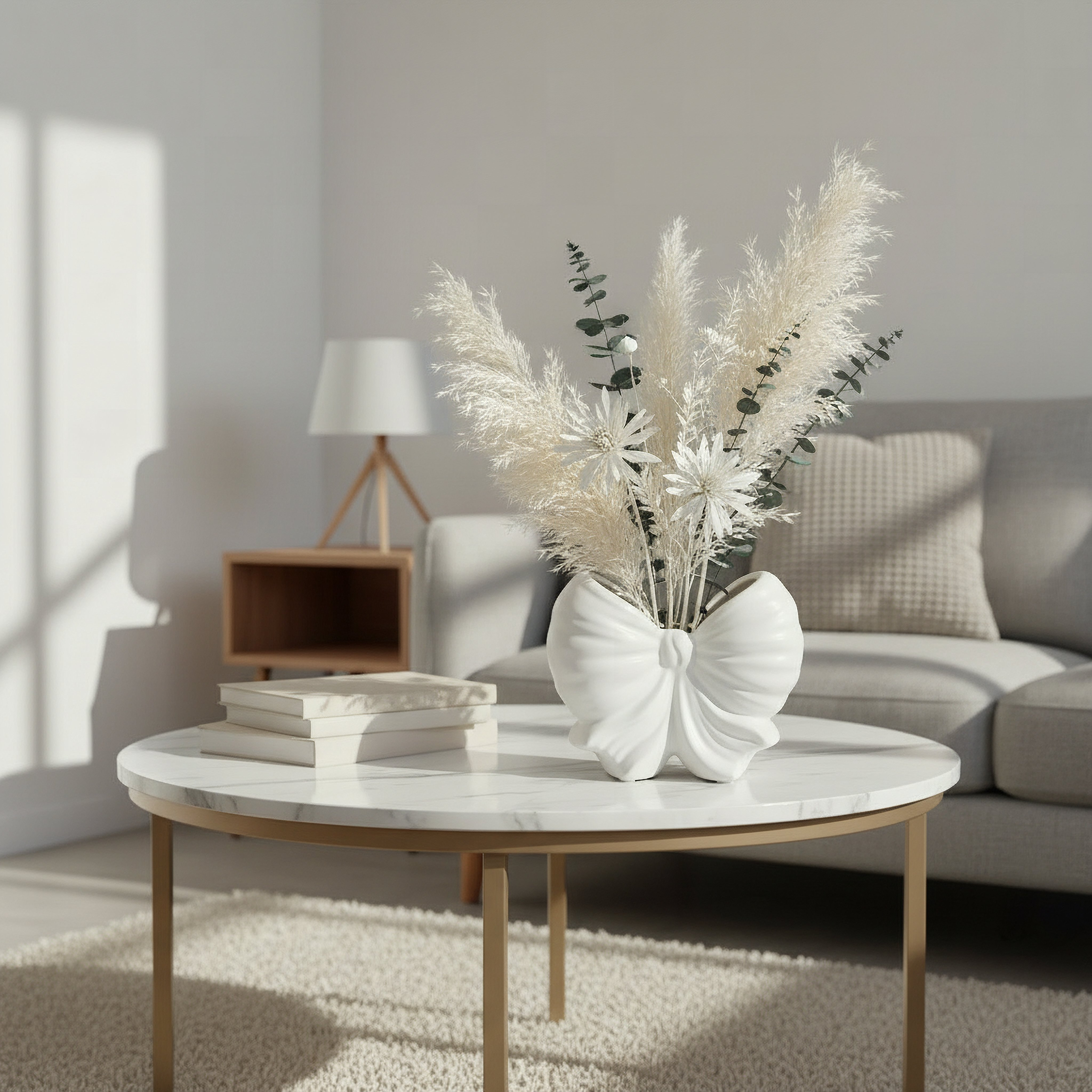 Alora Tilden Monochrome Decorative Vase - 15x6.2x12 cm-hbxbedroom-decorandaccessories-vases-image-4
