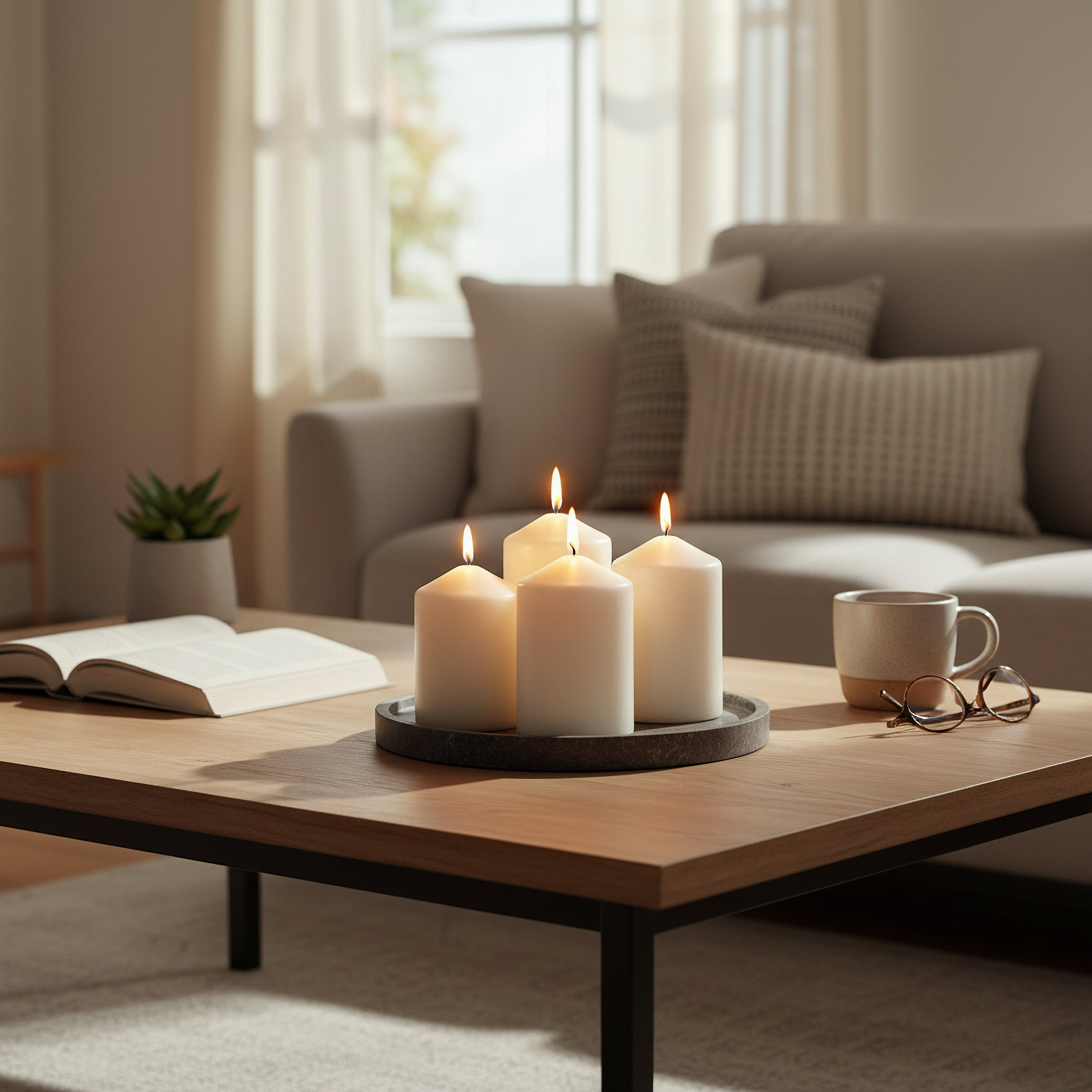 Luna Unscented Pillar Candle - 48 h-hbxlivingroom-decorandaccessories-candles-image-3