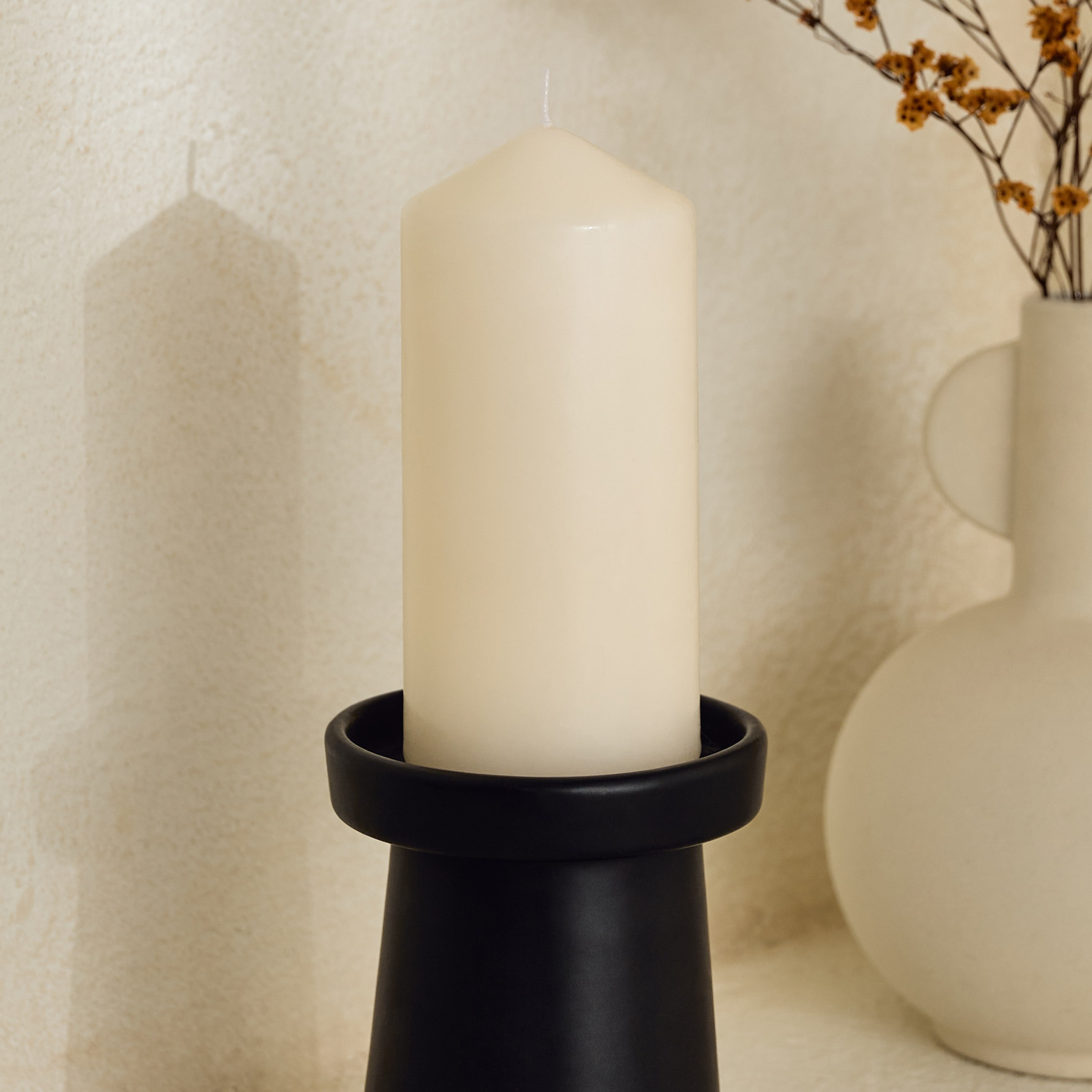 Luna Unscented Pillar Candle - 60 h-hbxlivingroom-decorandaccessories-candles-image-9