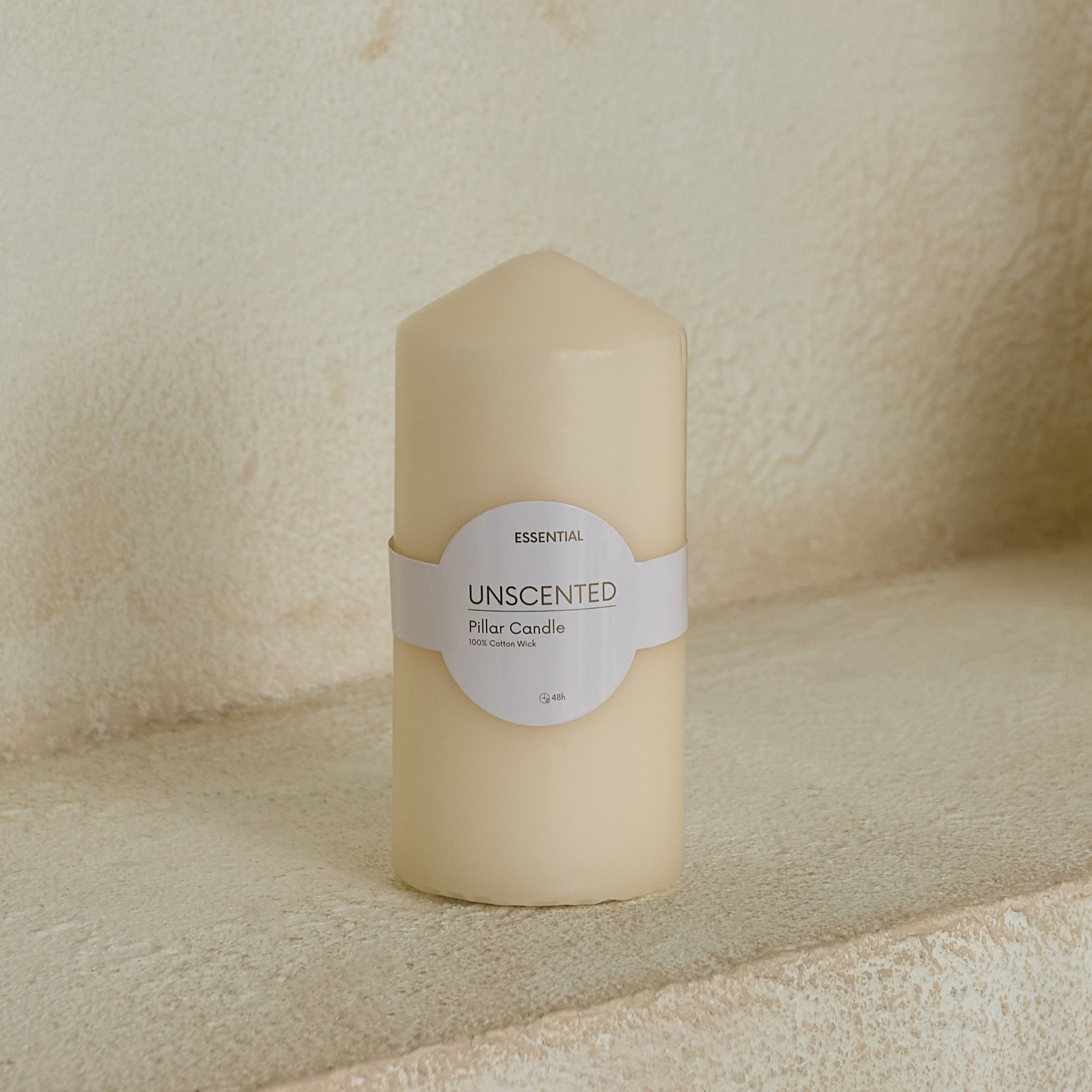 Luna Unscented Pillar Candle - 60 h-hbxlivingroom-decorandaccessories-candles-image-13
