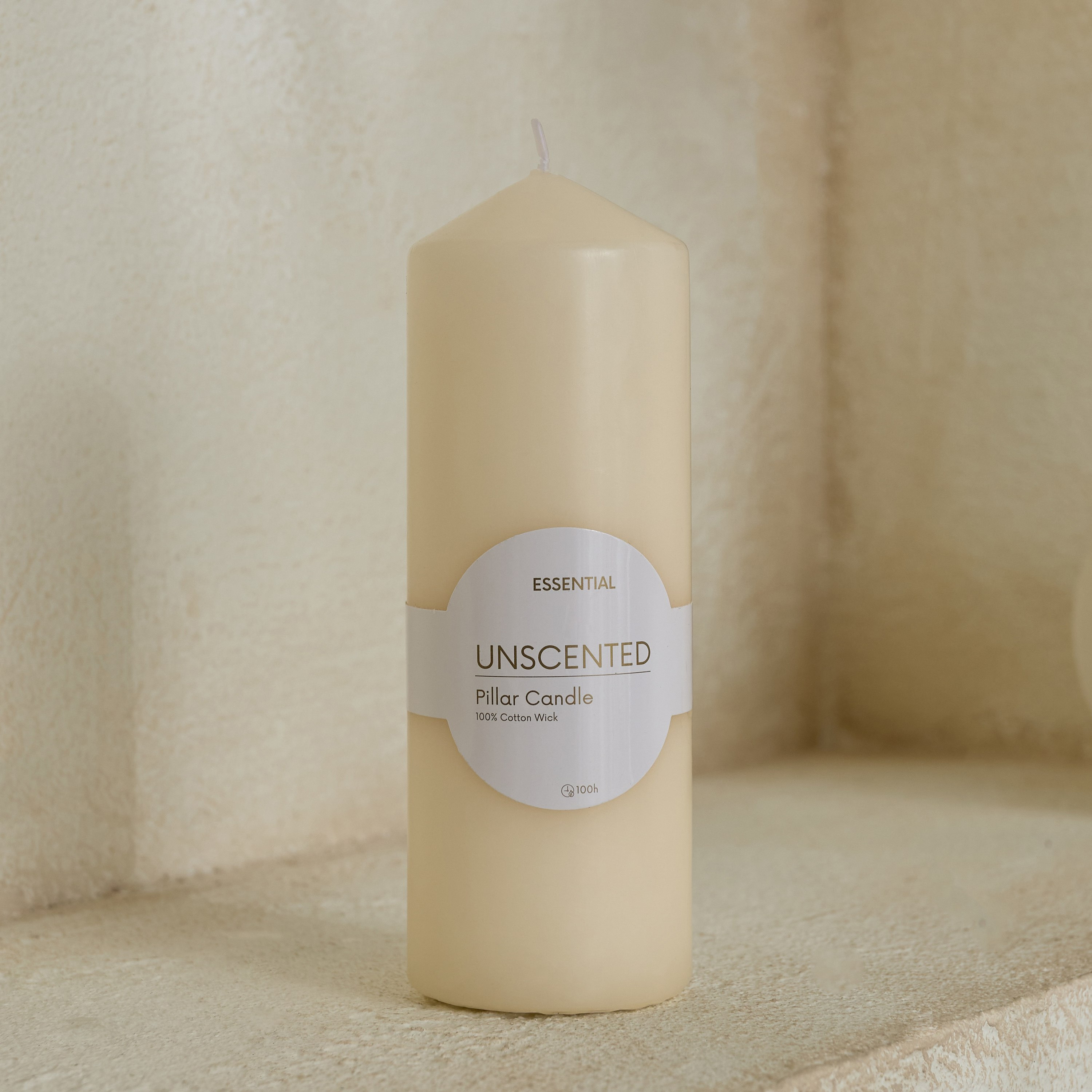 Luna Unscented Pillar Candle - 100 h-hbxlivingroom-decorandaccessories-candles-image-9