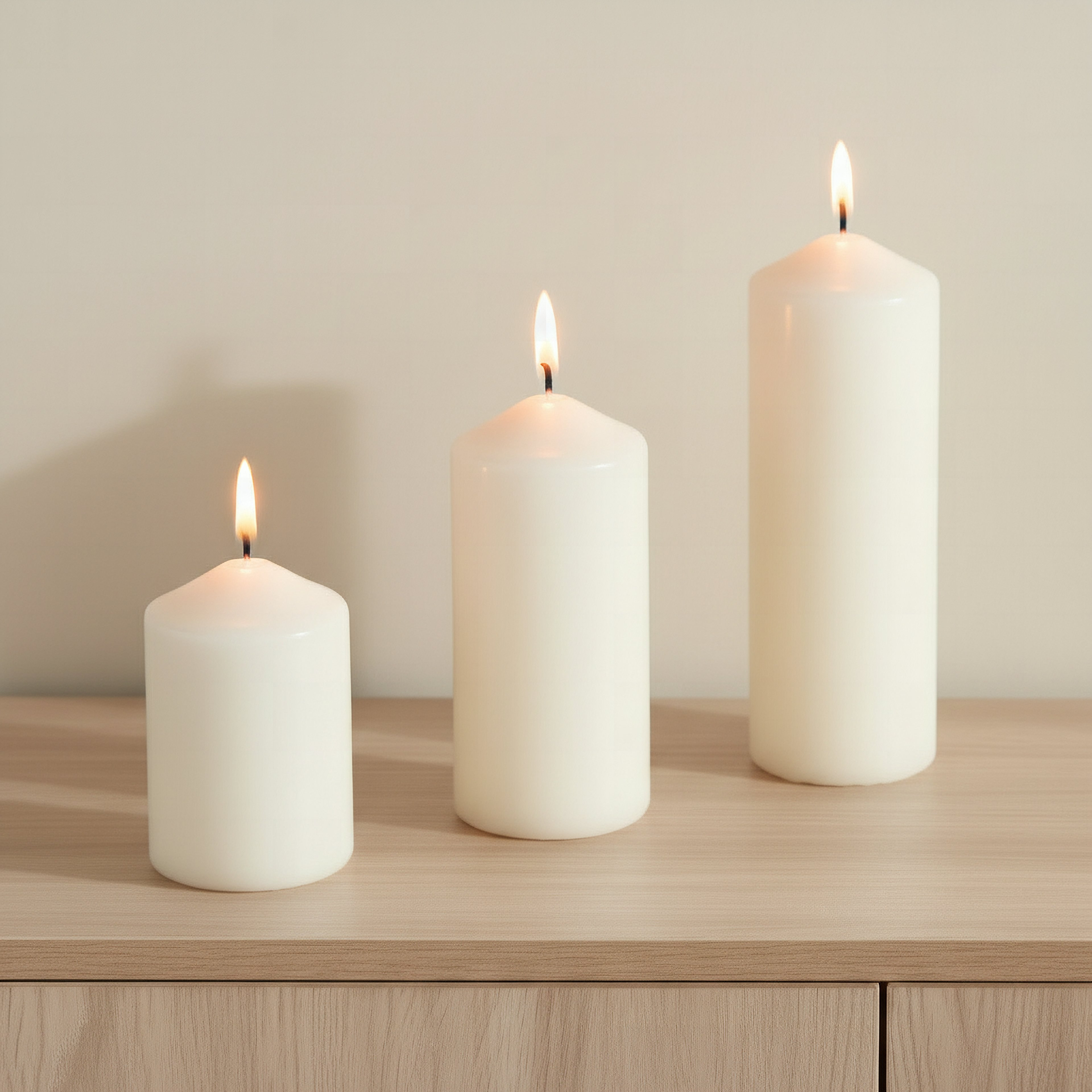 Luna 3-Piece Unscented Pillar Candle Set-hbxlivingroom-decorandaccessories-candles-image-3