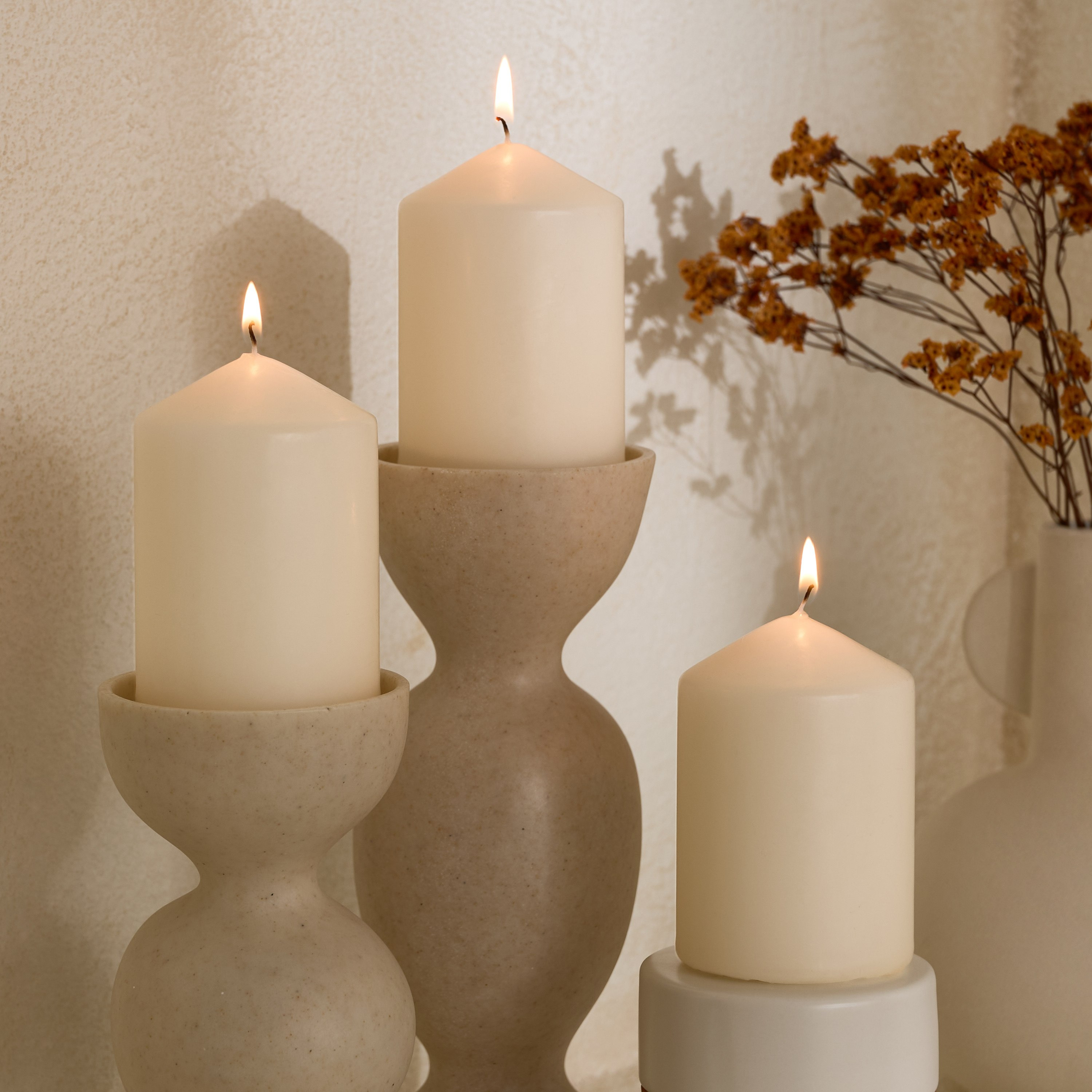 Luna 3-Piece Unscented Pillar Candle Set-hbxlivingroom-decorandaccessories-candles-image-6