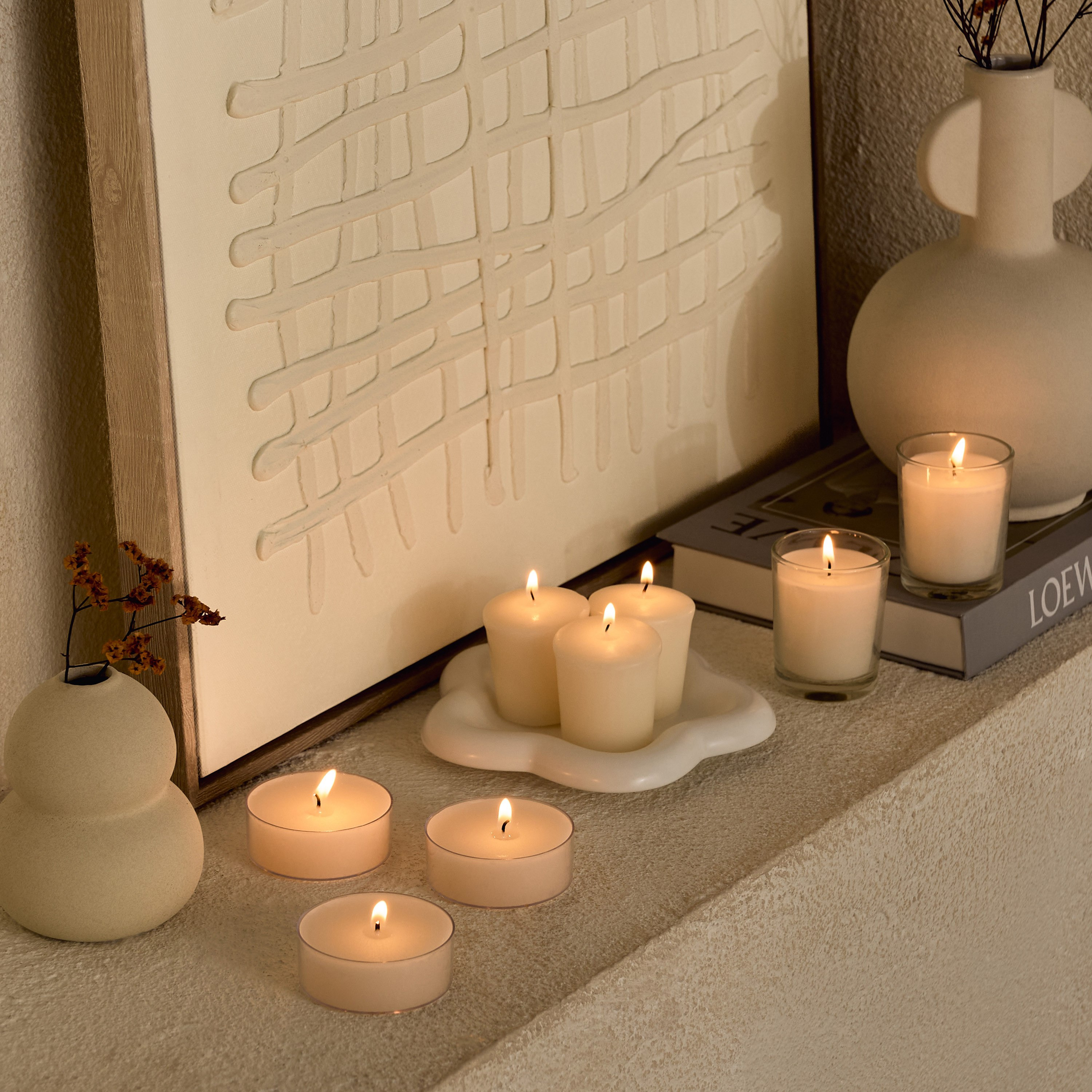 Luna 12-Piece Unscented Votive Candle Set - 8 h-hbxlivingroom-decorandaccessories-candles-image-4
