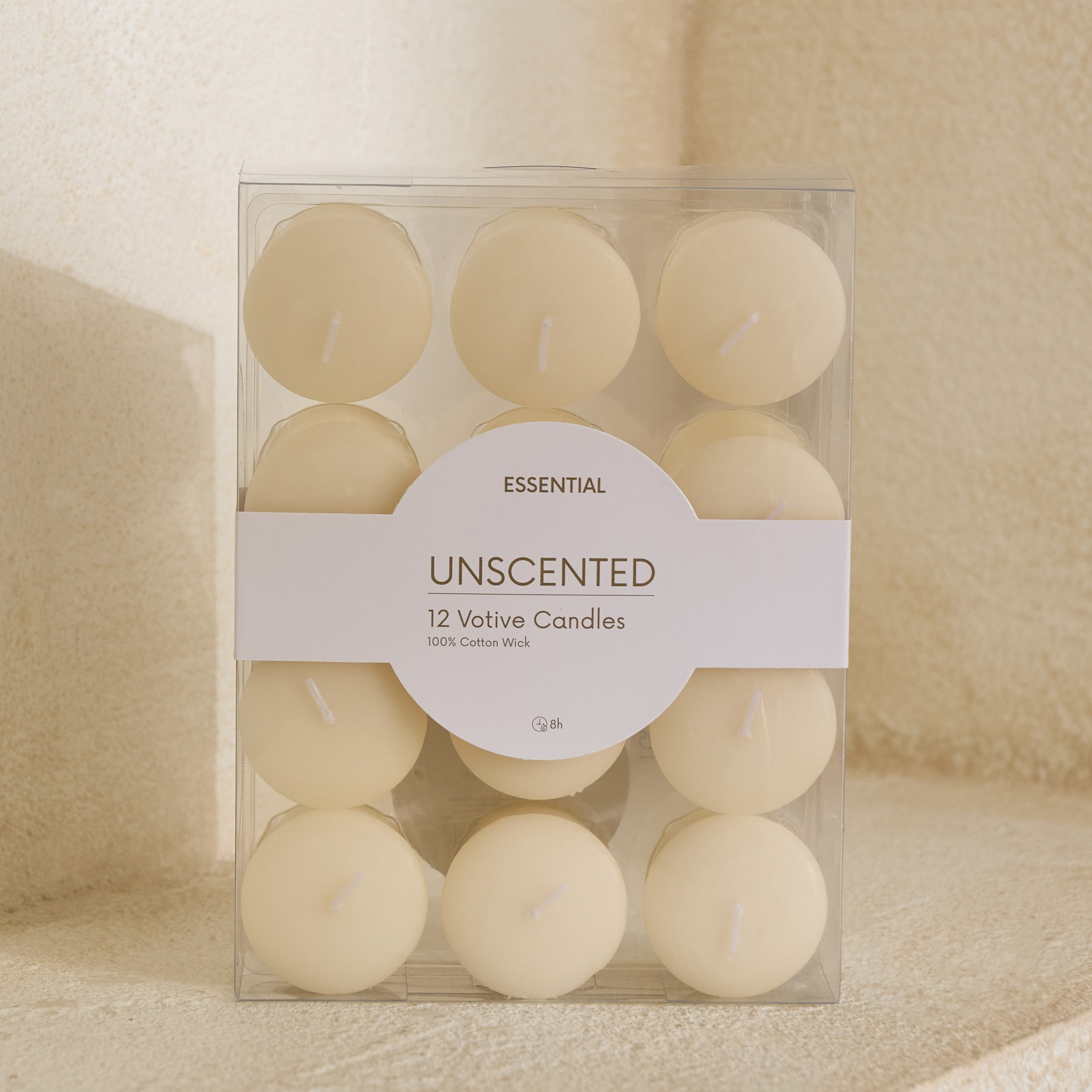 Luna 12-Piece Unscented Votive Candle Set - 8 h-hbxlivingroom-decorandaccessories-candles-image-5