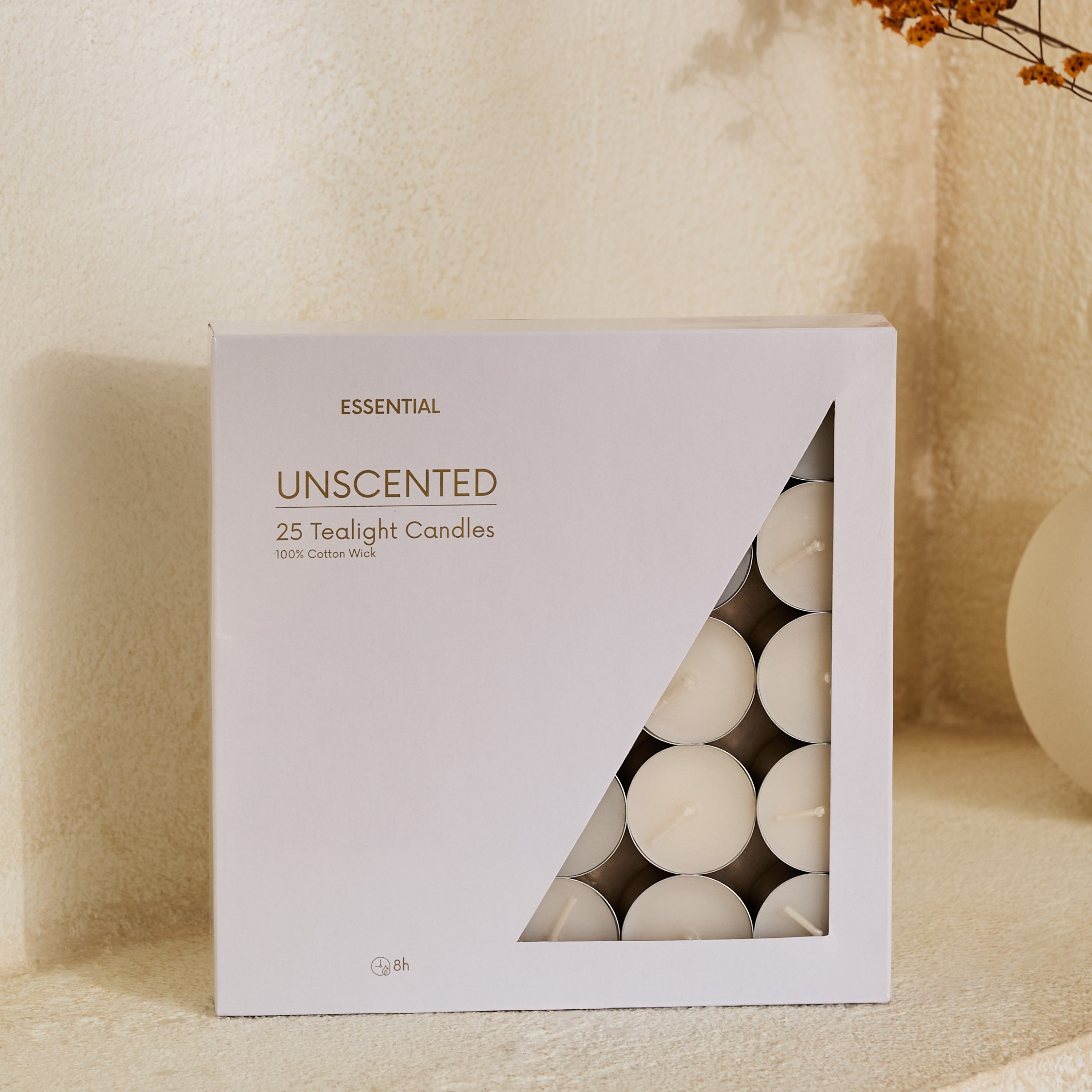 Luna 25-Piece Unscented Tealight Candle Set - 8 h-hbxlivingroom-decorandaccessories-candles-image-5