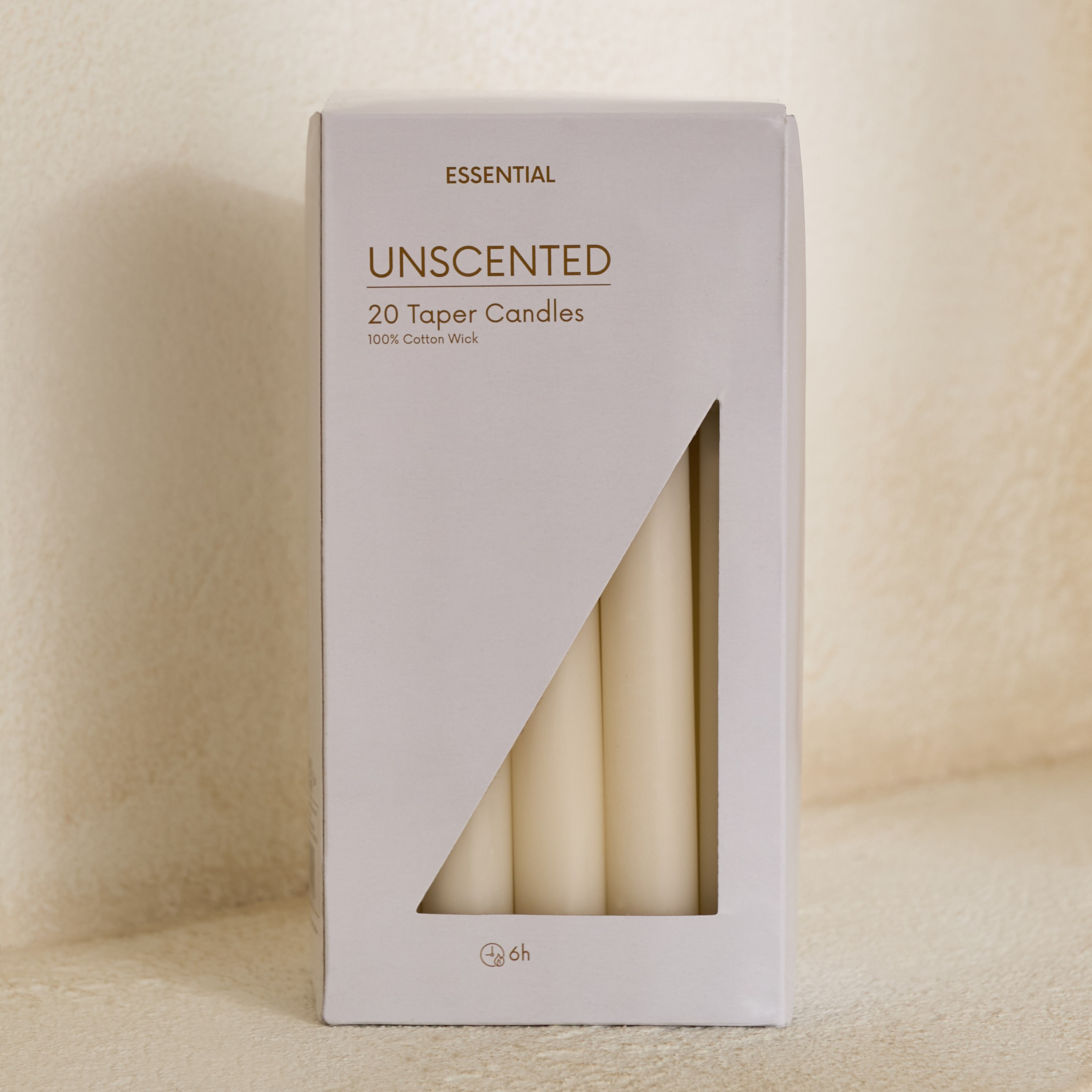 Luna 20-Piece Unscented Taper Candle Set - 20 cm-hbxlivingroom-decorandaccessories-candles-image-8