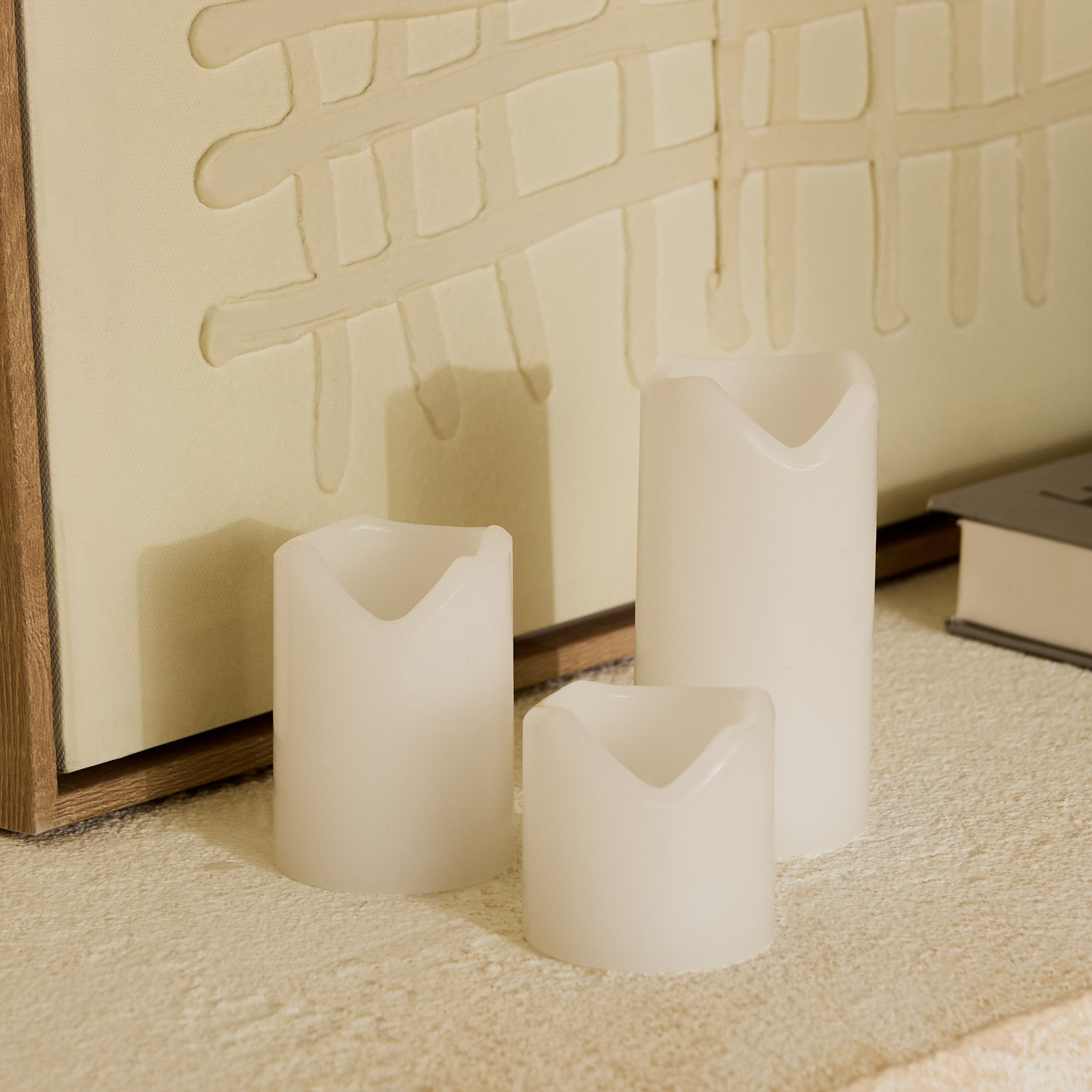 Luna 3-Piece LED Flameless Wax Candle Set-hbxlivingroom-decorandaccessories-candles-image-5
