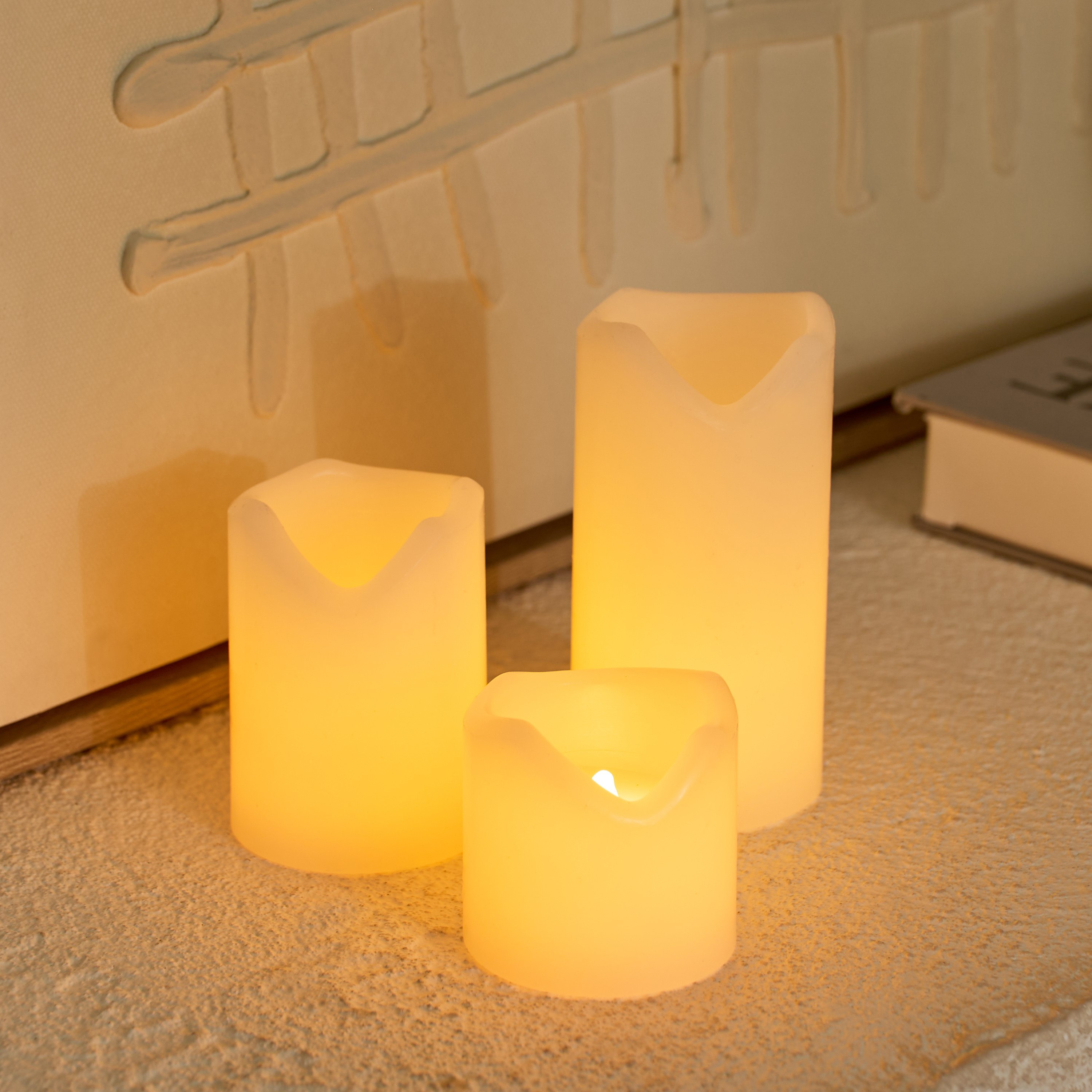 Luna 3-Piece LED Flameless Wax Candle Set-hbxlivingroom-decorandaccessories-candles-image-6