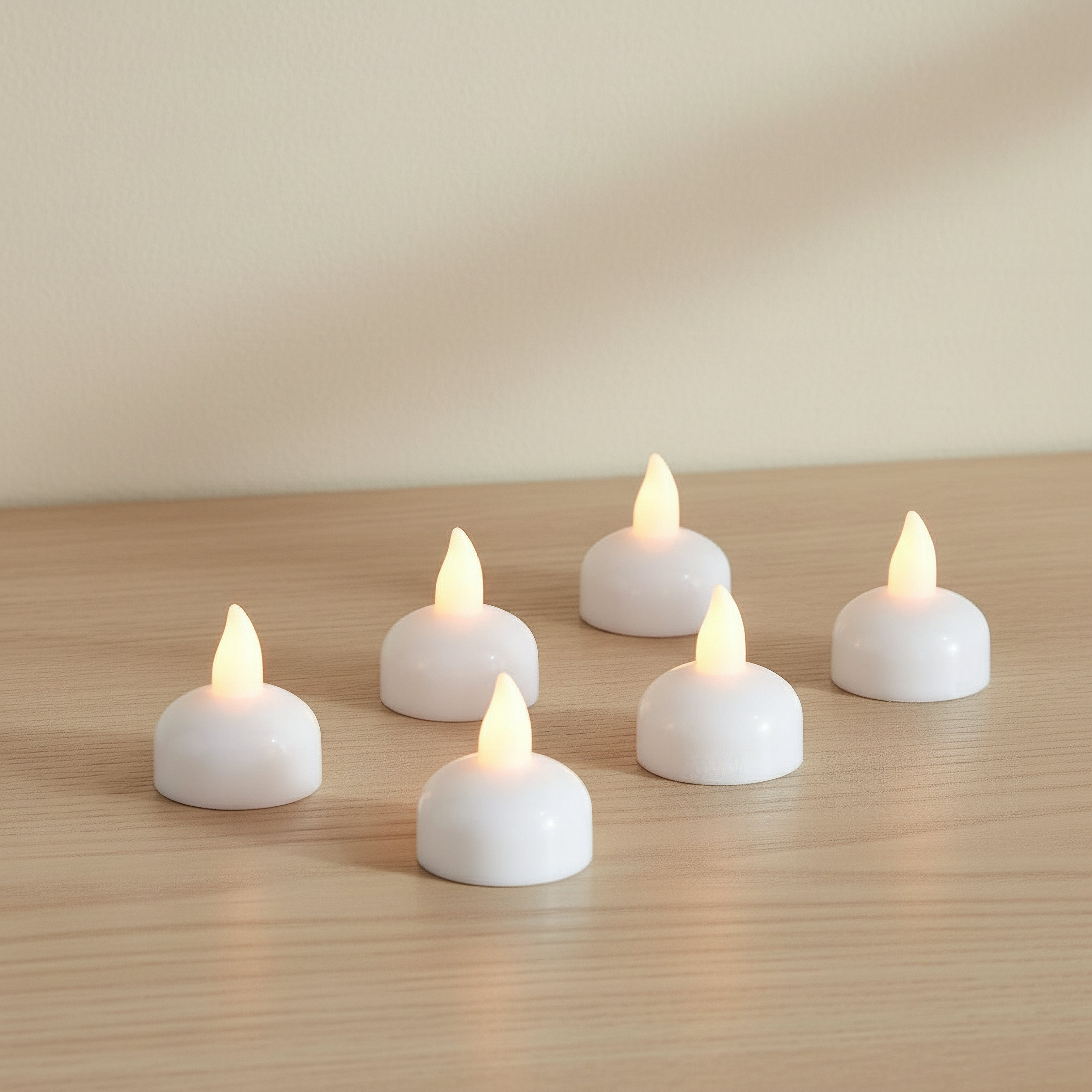 طقم شموع صغيرة ليد عائمة بدون لهب 6 قطع من لونا-hbxlivingroom-decorandaccessories-candles-image-3