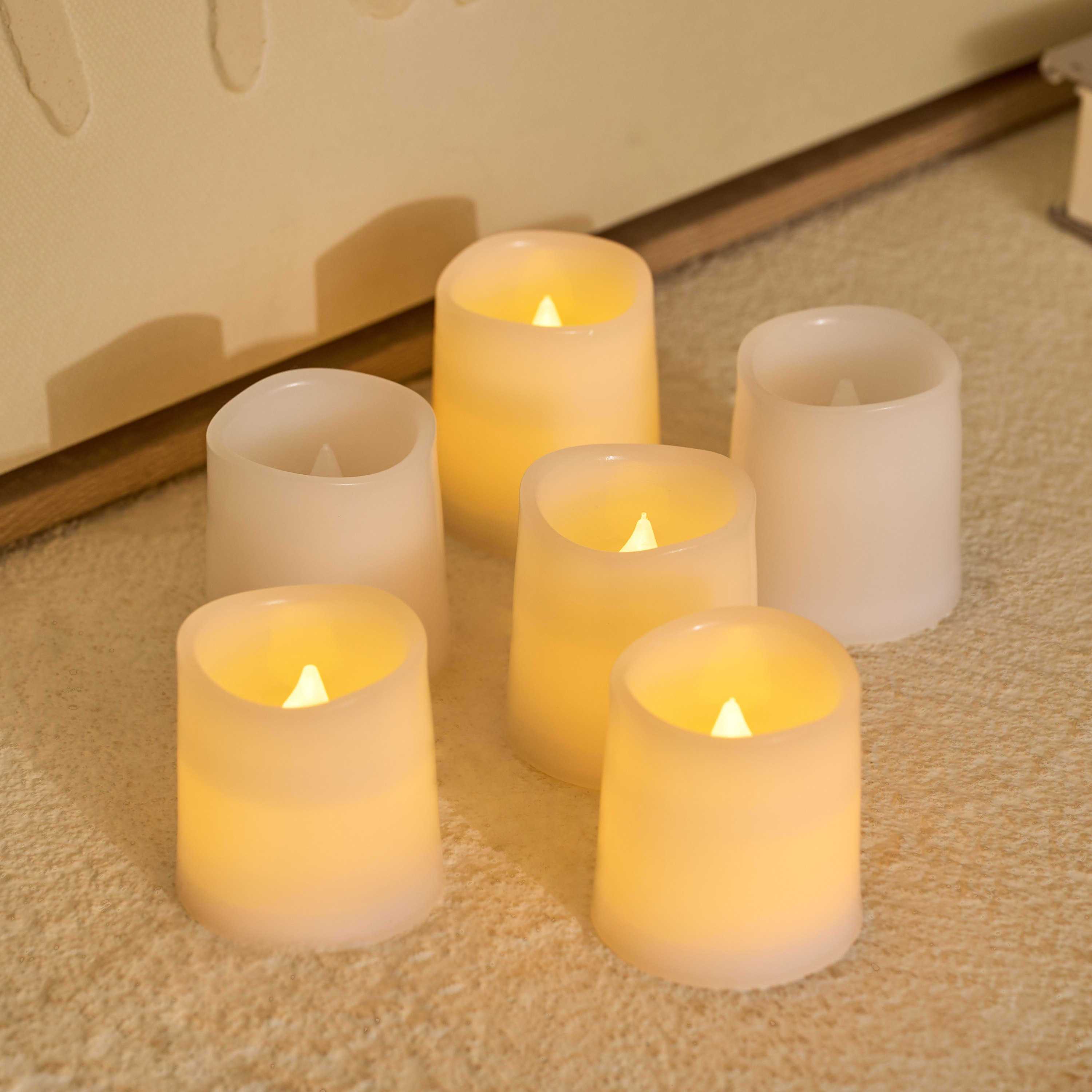 طقم شموع صغيرة فوتيف إل إي دي 6 قطع من لونا-hbxlivingroom-decorandaccessories-candles-image-6