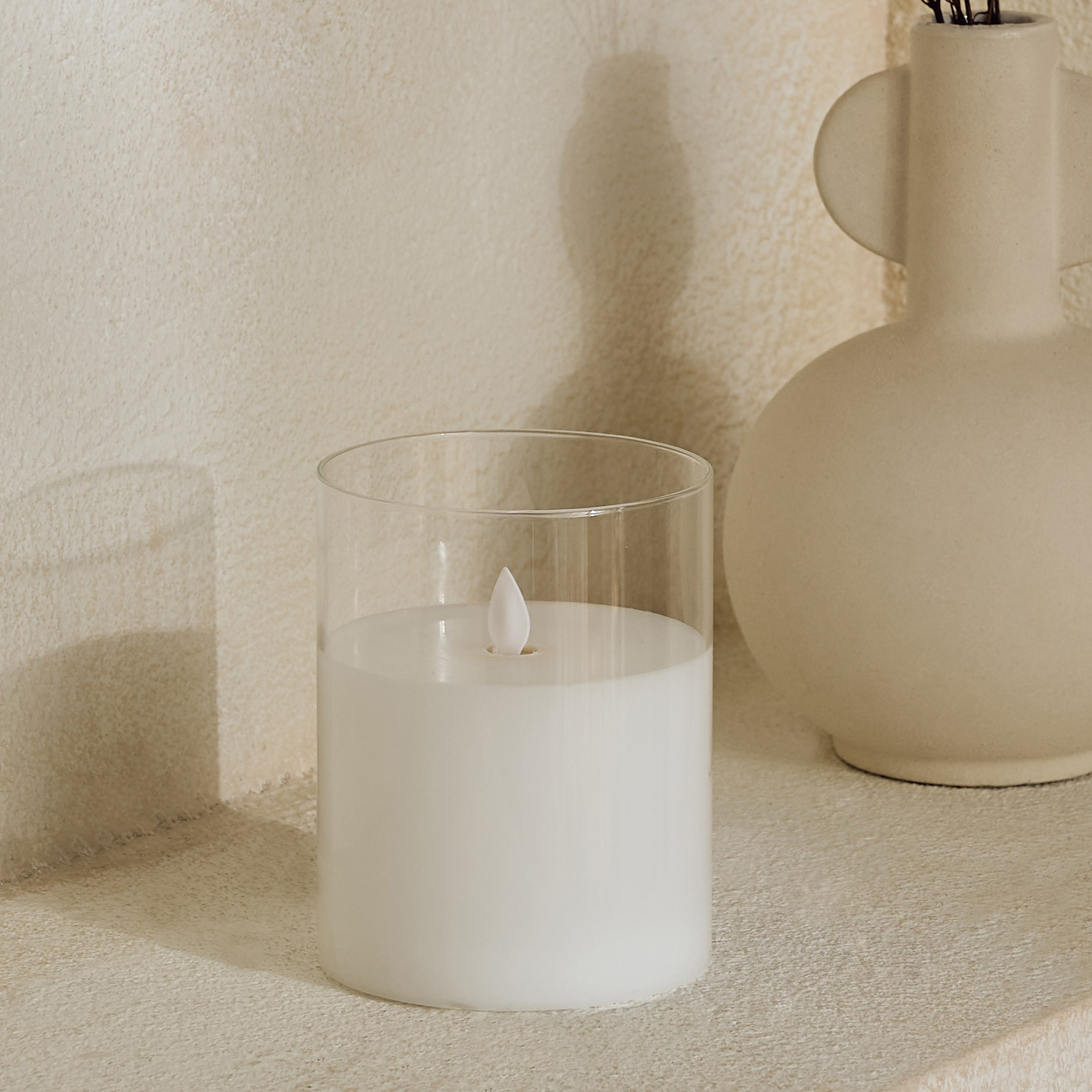 Luna LED Pillar Candle - 10x12.5 cm-hbxlivingroom-decorandaccessories-candles-image-5