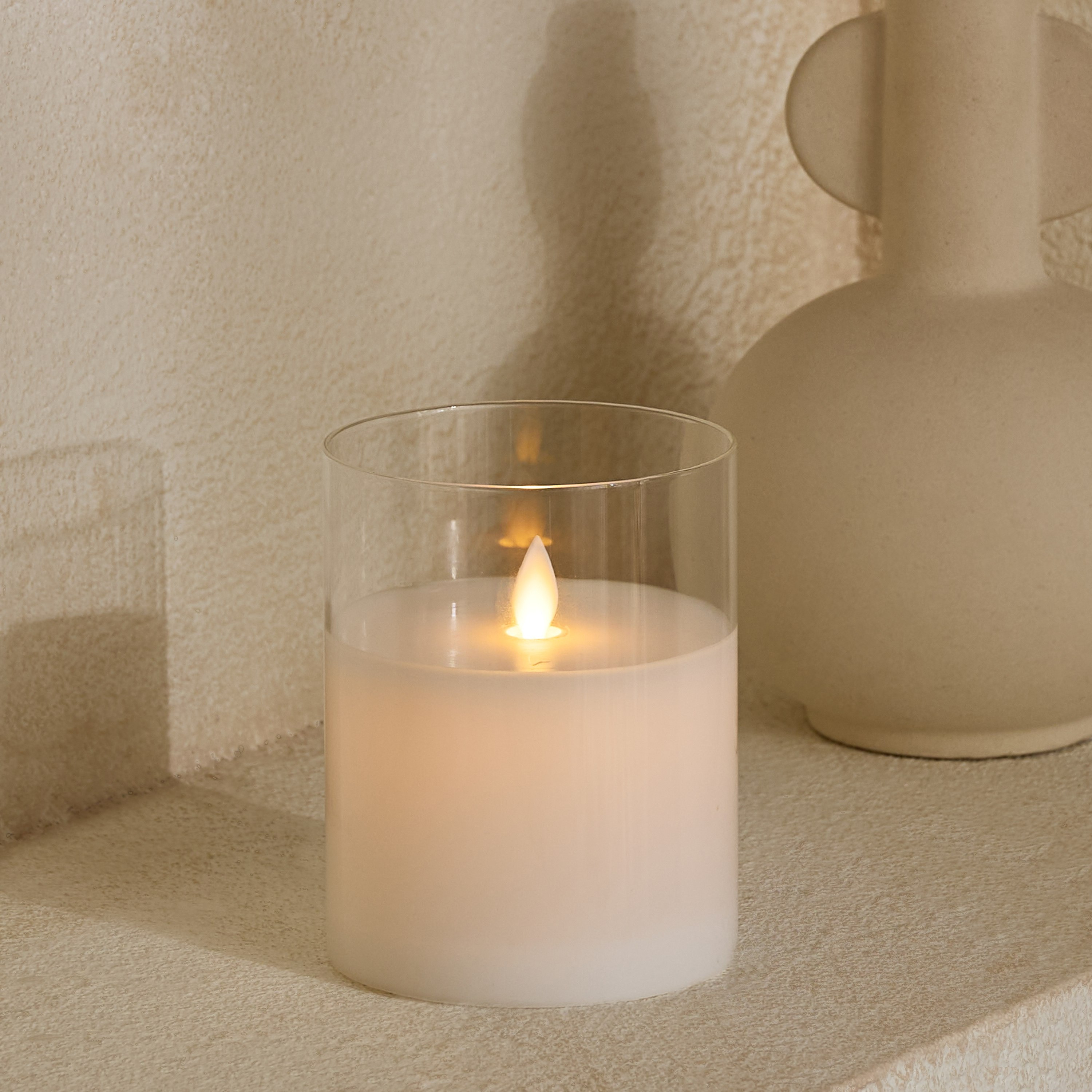 Luna LED Pillar Candle - 10x12.5 cm-hbxlivingroom-decorandaccessories-candles-image-6