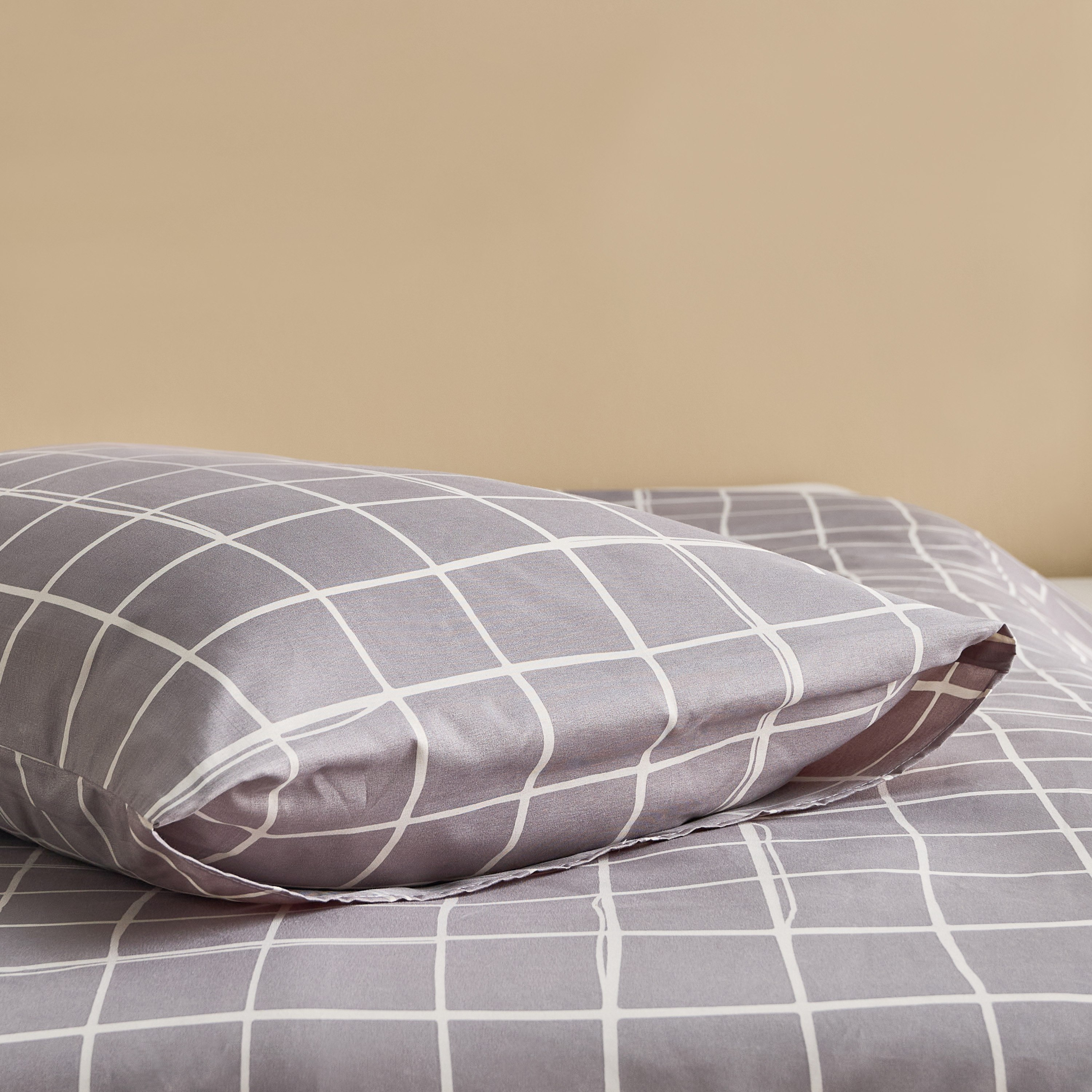 Matrix Acron 2-Piece Microfiber Printed Single Duvet Cover Set - 135x200 cm-hbxhomeware-hbxbedroom-image-6