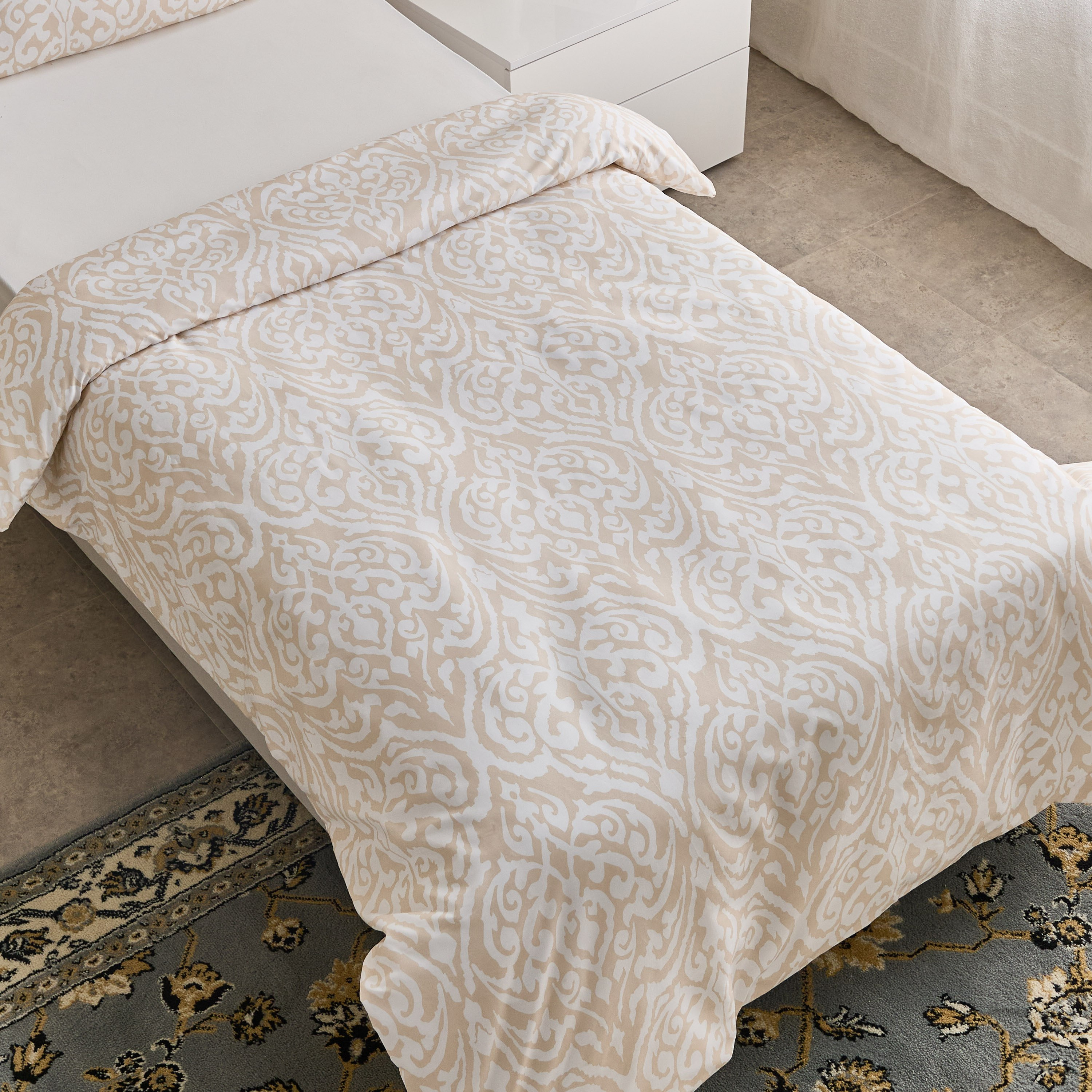 Matrix Esssen 2-Piece Microfiber Printed Single Duvet Cover Set - 135x200 cm-hbxhomeware-hbxbedroom-image-3