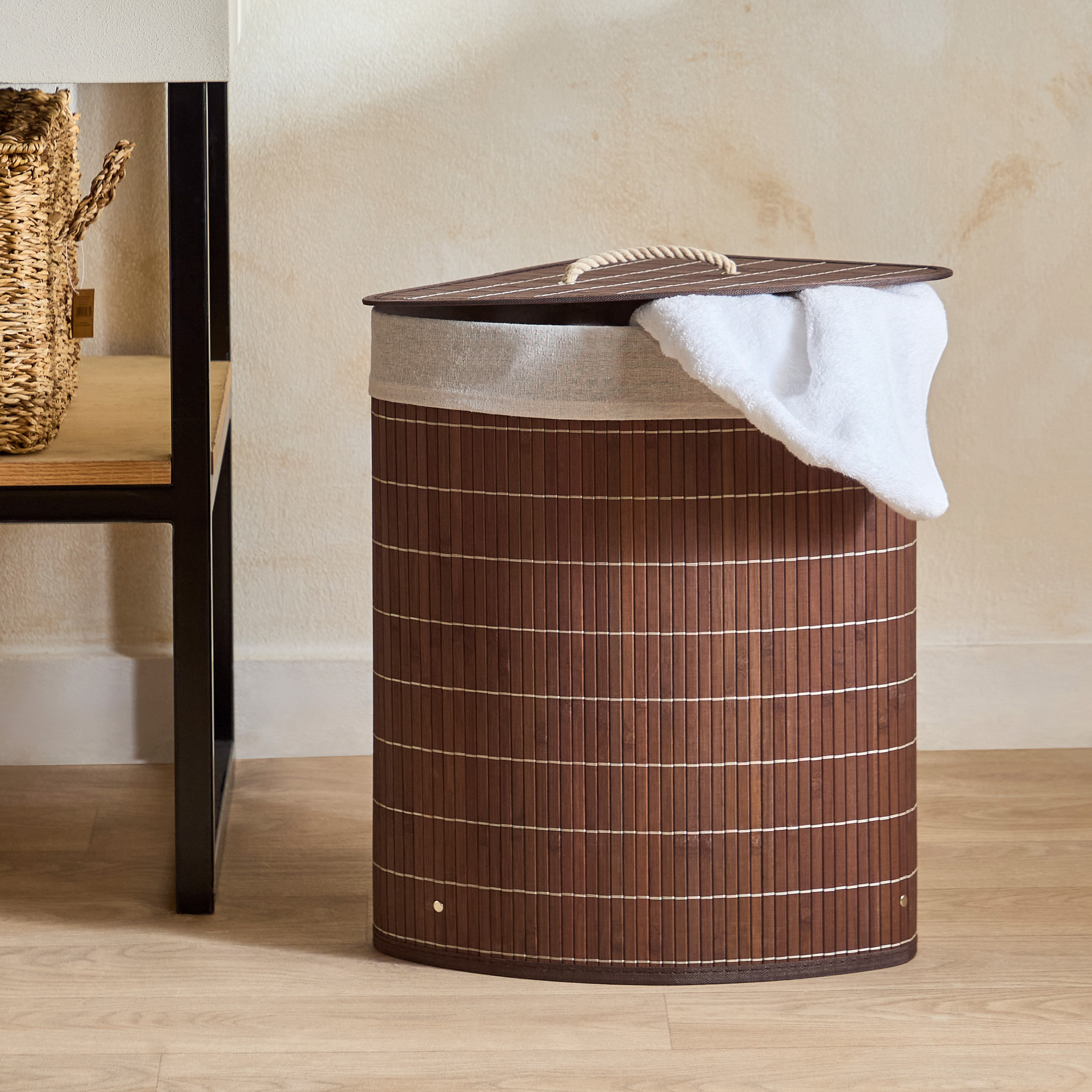 Knock Down Bamboo Corner Laundry Hamper-hbxbathroom-bathroomstorage-laundryhampers-image-6